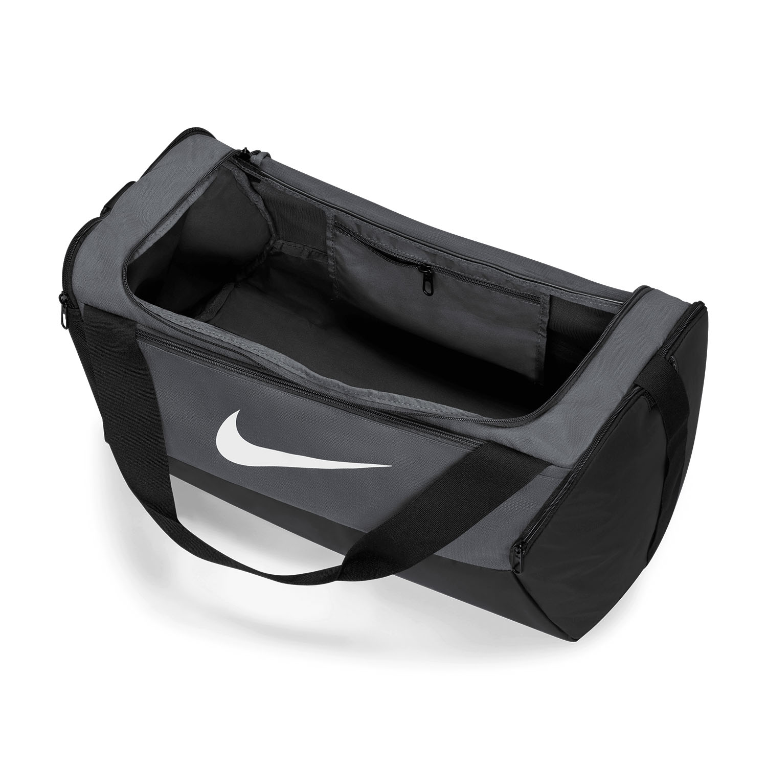 Nike Brasilia 9.5 Small Duffle - Iron Grey/Black/White