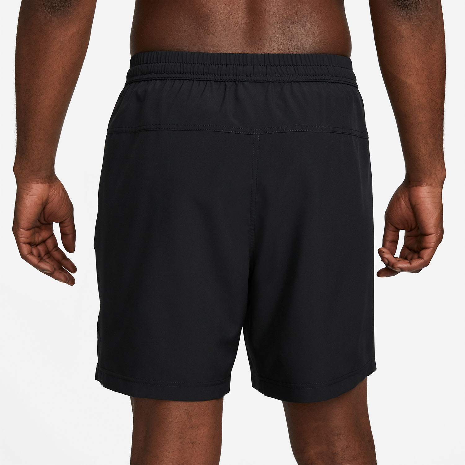 Nike Dri-FIT Knit 7in Men's Training Shorts - Black/White