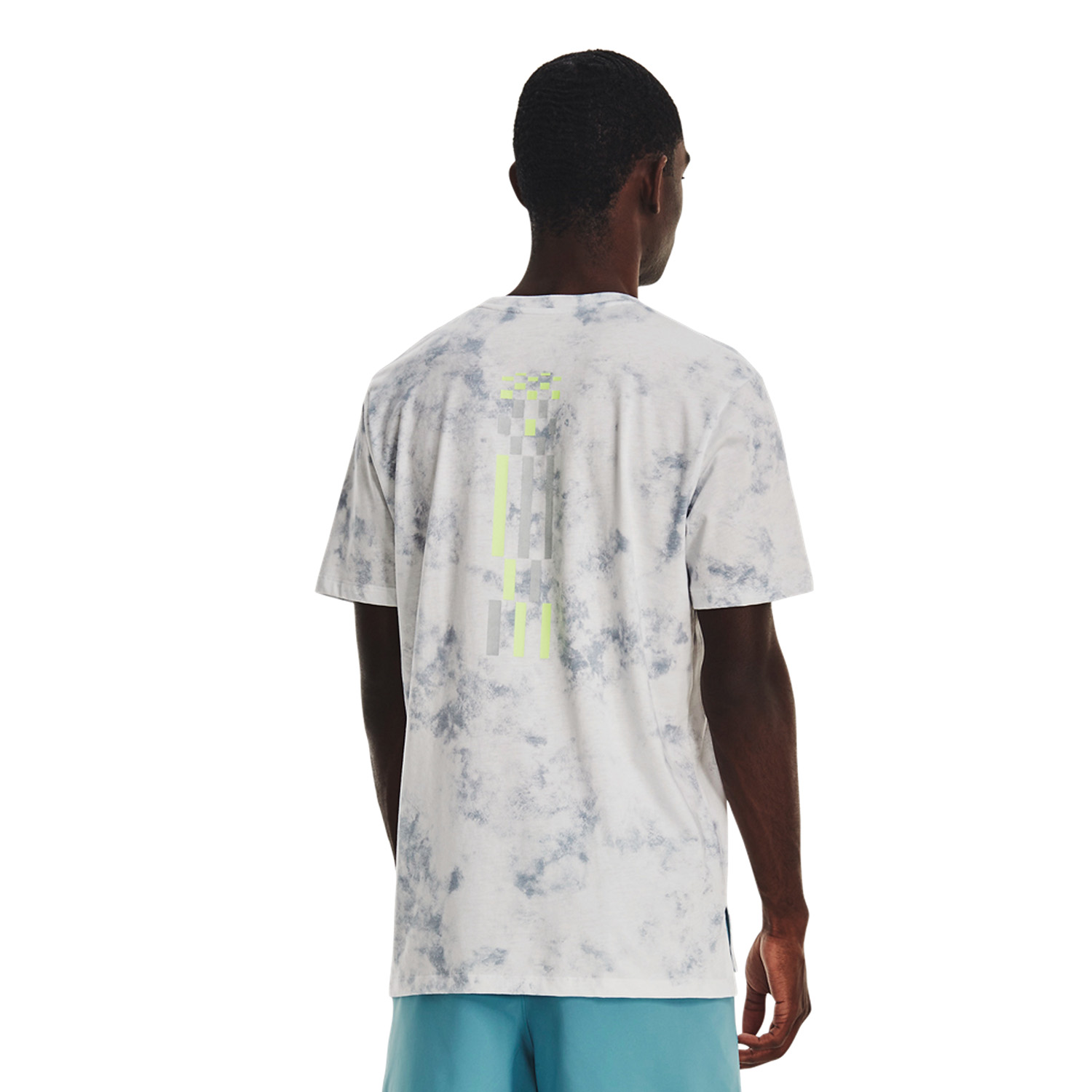 Under Armour Anywhere T-Shirt - Gray Mist/Lime Surge