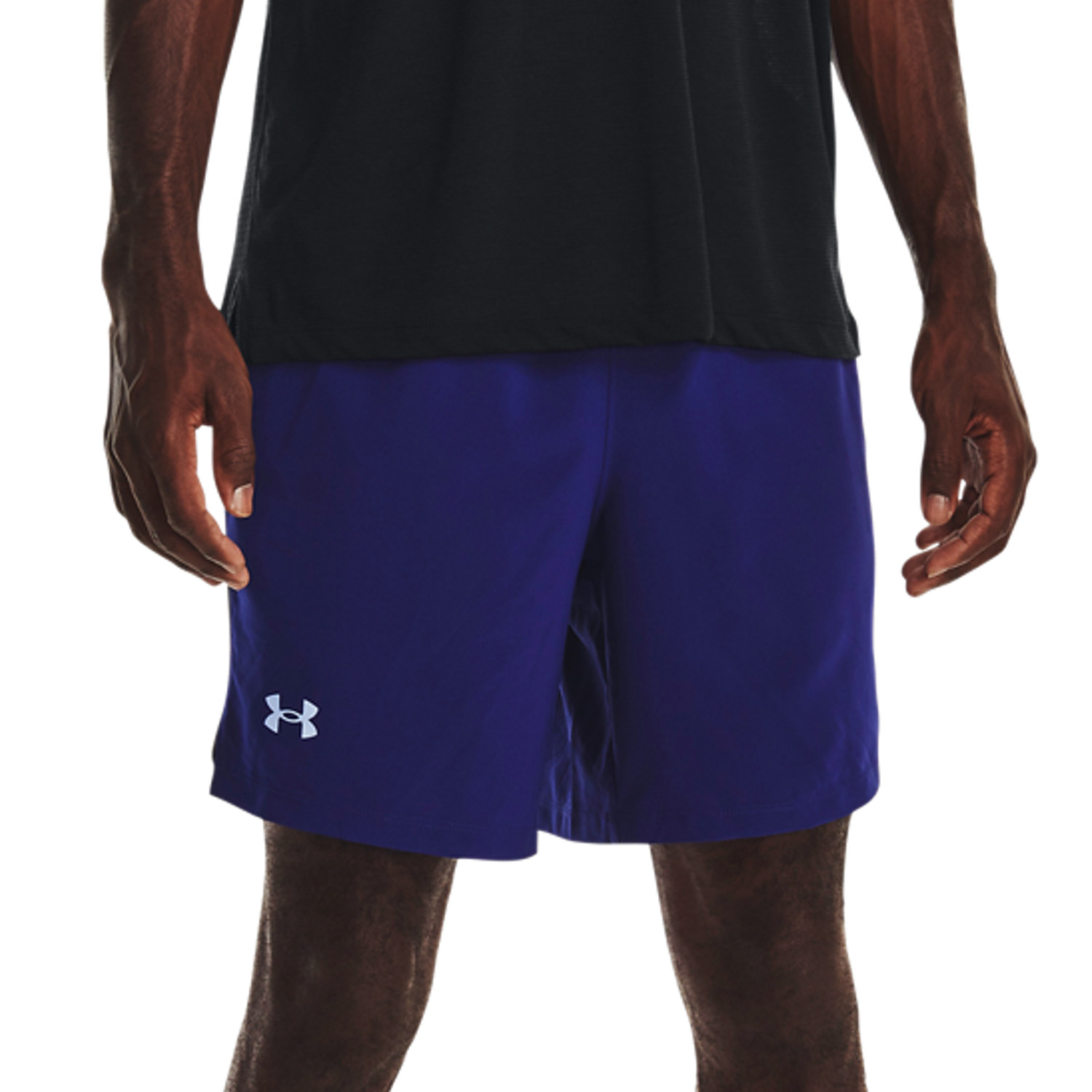 Under Armour Launch 2 in 1 7in Shorts - Sonar Blue/Black/Reflective