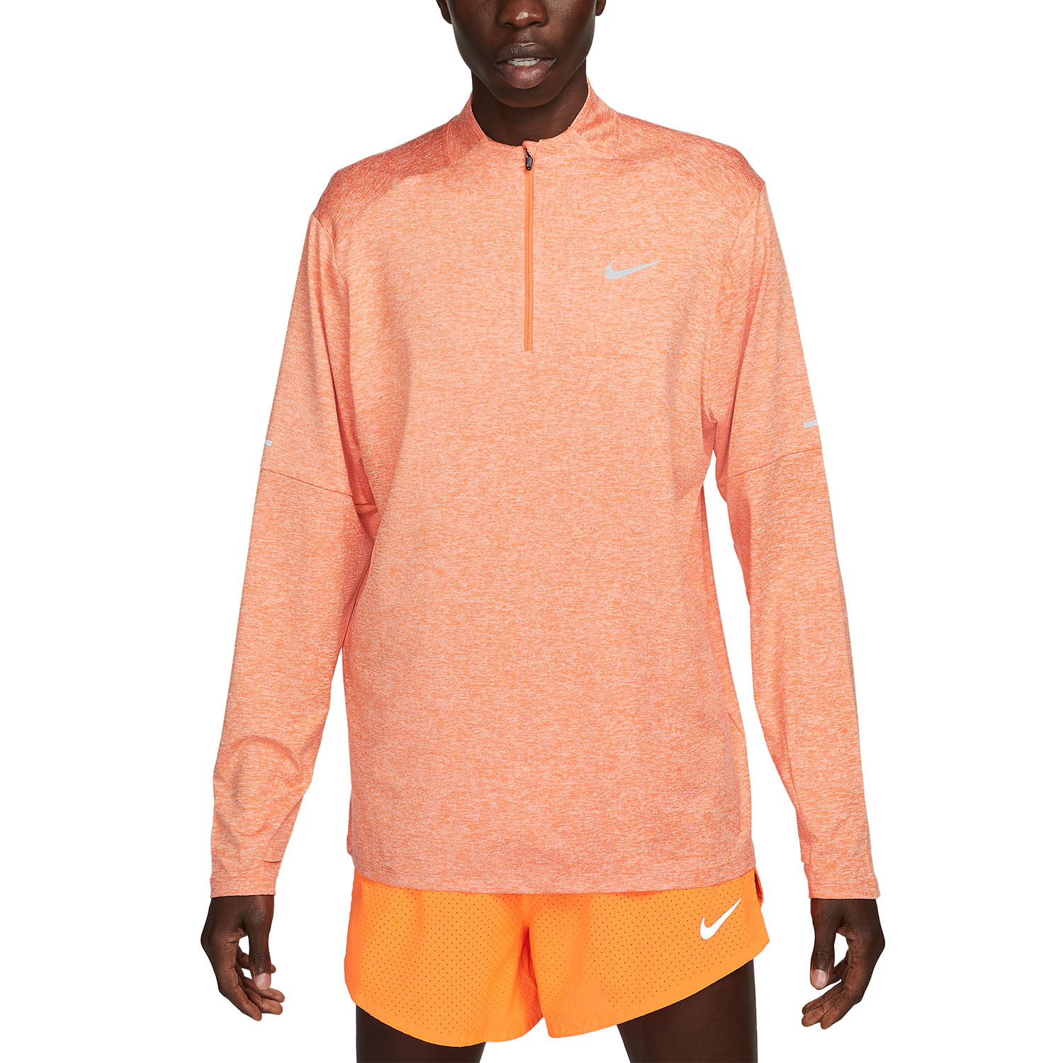 Nike Dri-FIT Element Logo Shirt - Orange Trance/Reflective Silver