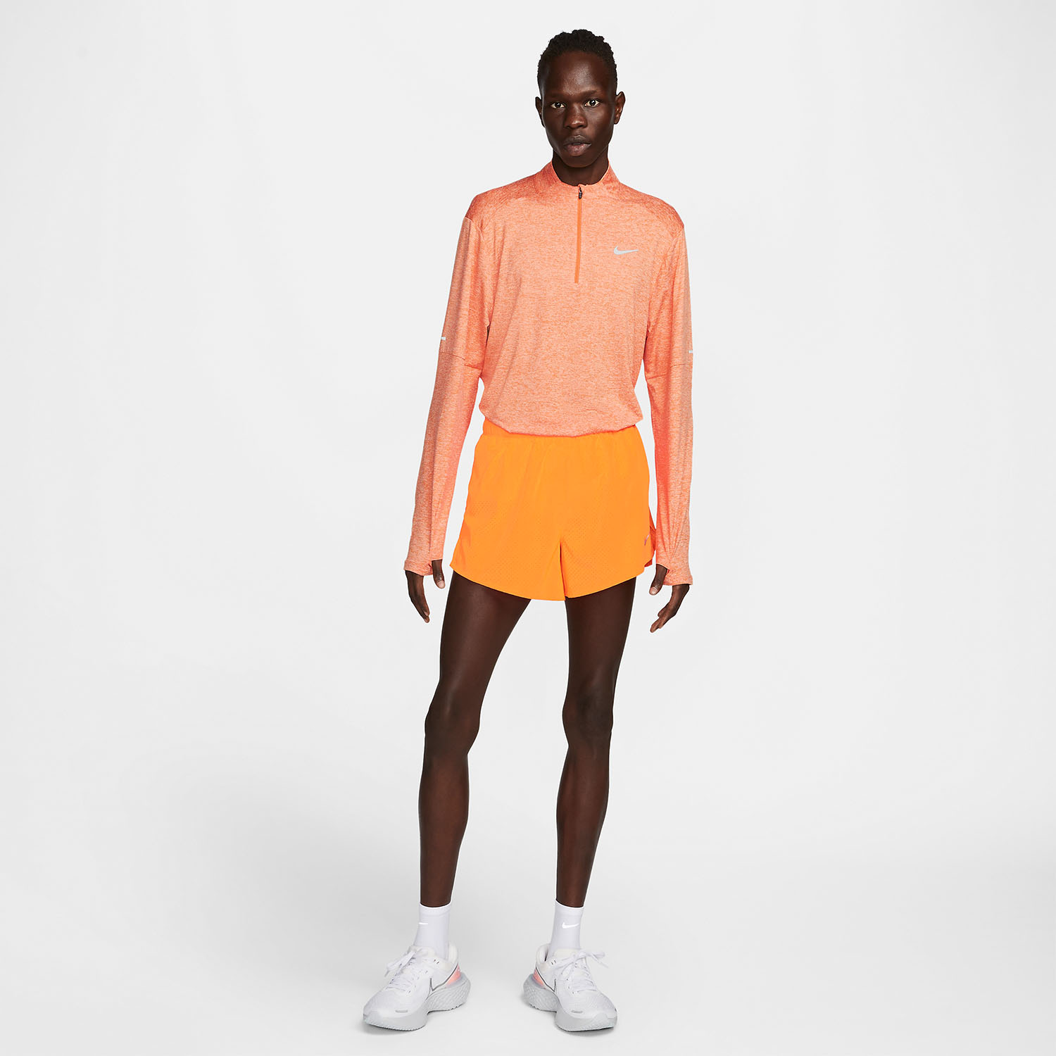 Nike Dri-FIT Element Logo Shirt - Orange Trance/Reflective Silver