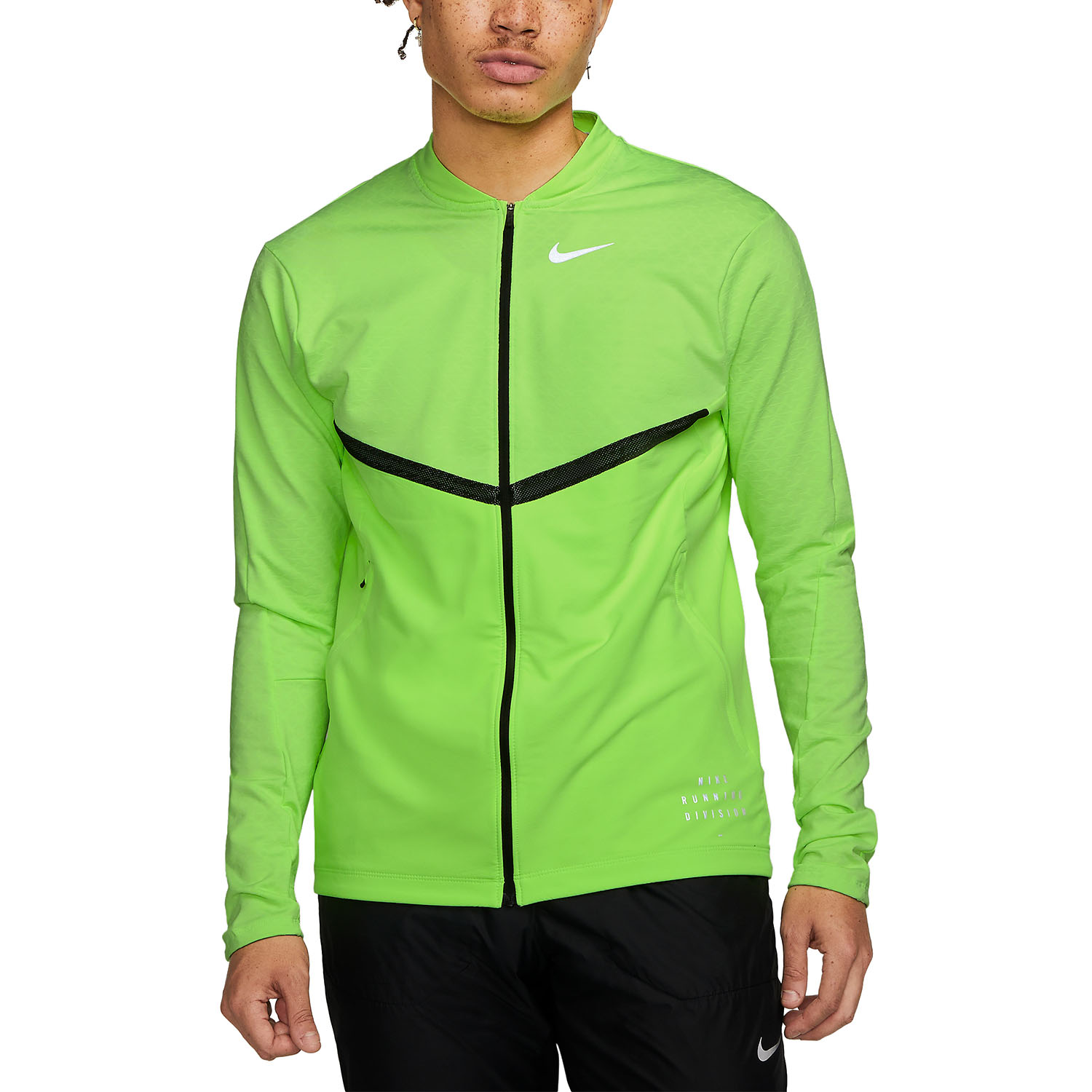 Nike Dri-FIT Run Division Element Shirt - Ghost Green/Reflective Silver