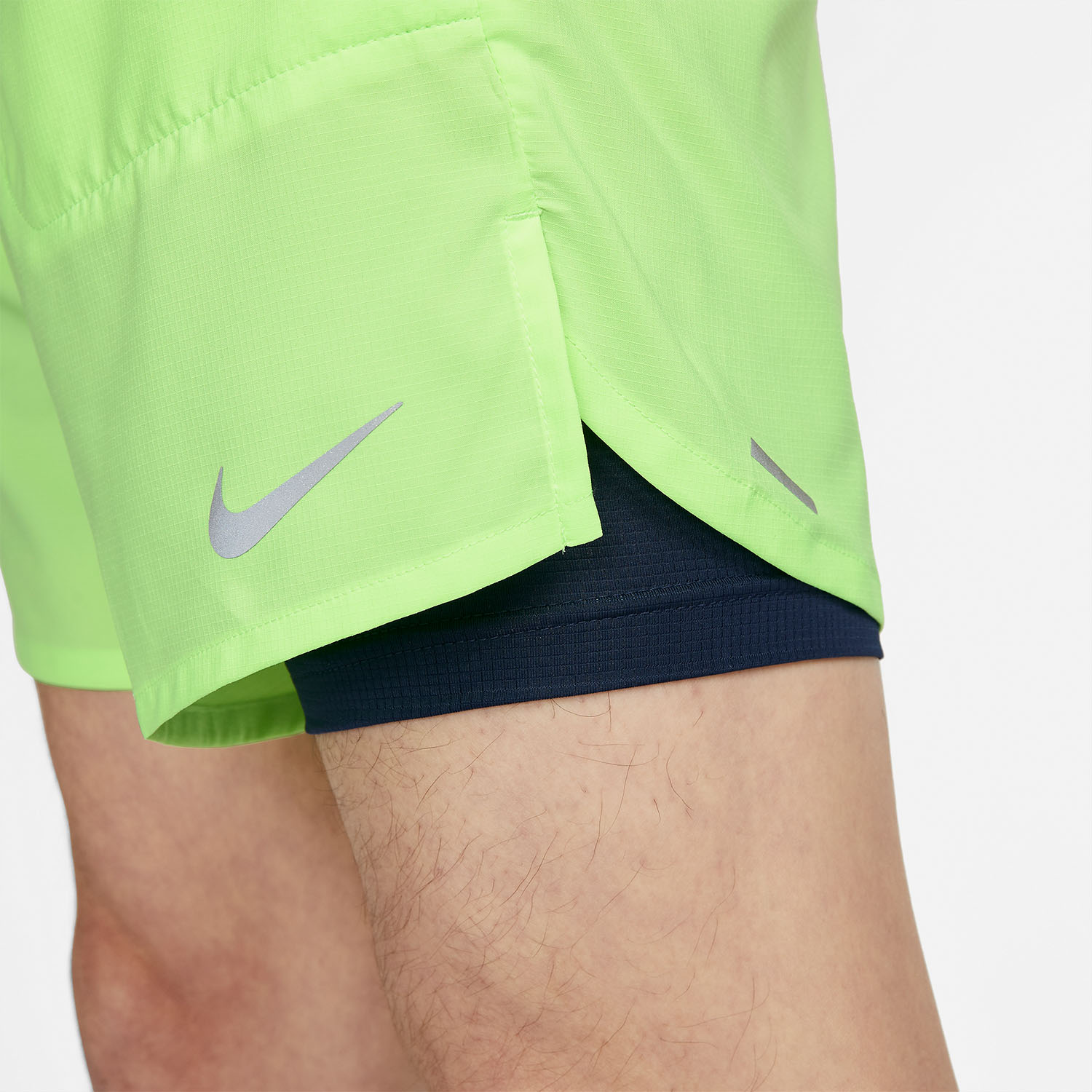Nike Dri-FIT Stride 2 in 1 7in Men's Running Shorts - Ghost Green
