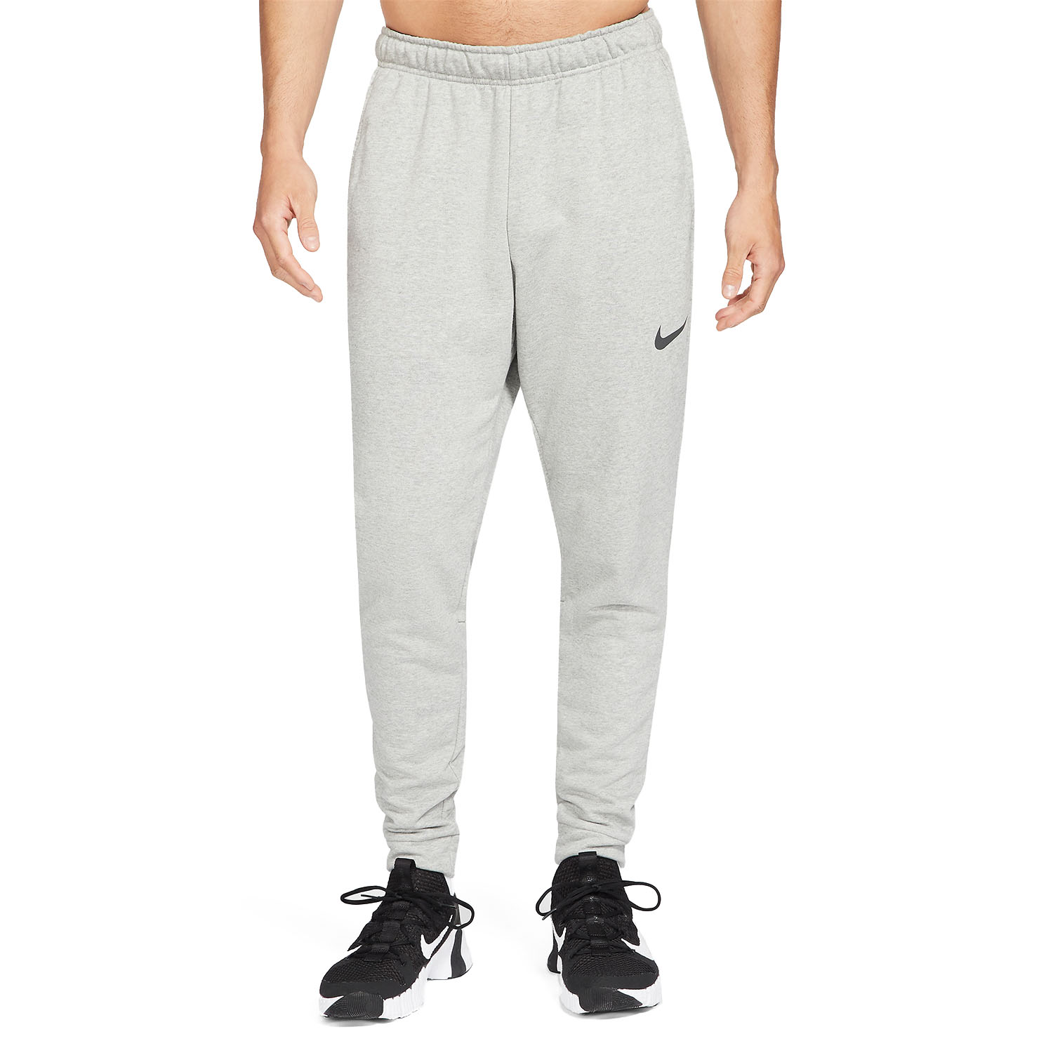 Nike Dri-FIT Swoosh Pants - Dark Grey Heather/Black