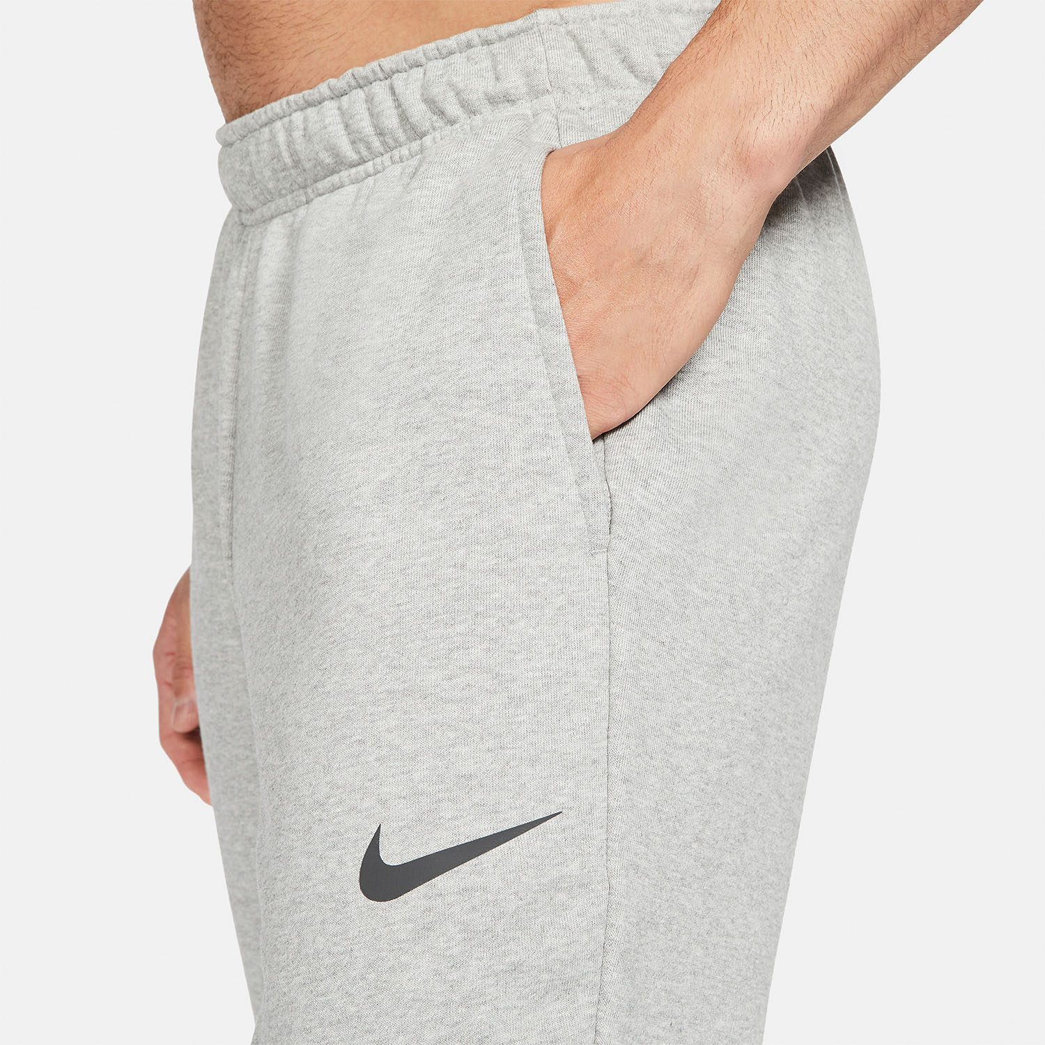 Nike Dri-FIT Swoosh Pants - Dark Grey Heather/Black