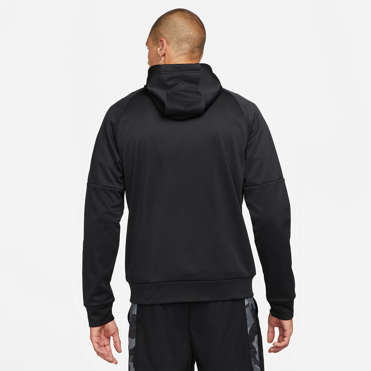 Nike Logo Therma-FIT Men's Training Hoodie - Black/White