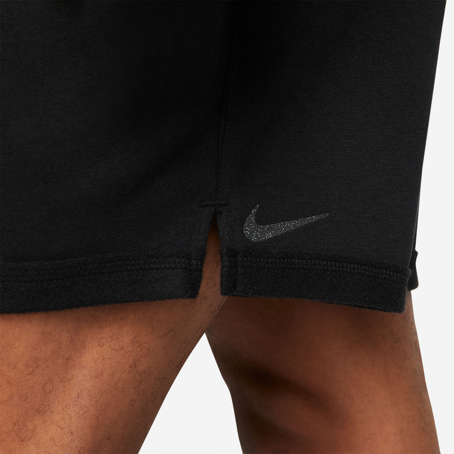 Nike Therma-FIT Yoga 7in Shorts - Black/Iron Grey