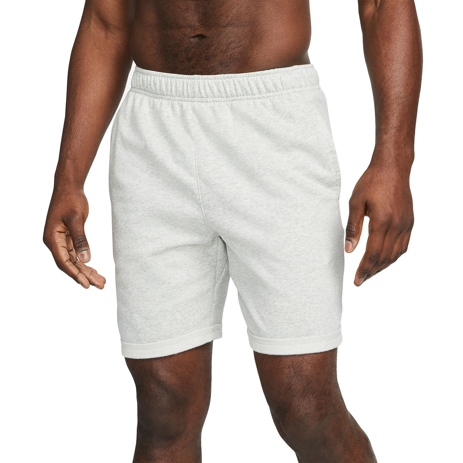 Nike Therma-FIT Yoga 7in Shorts - Grey Heather/Iron Grey