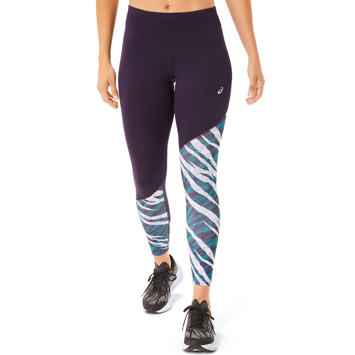 Asics Wild Camo 7/8 Tights - Night Shade/Velvet Pine