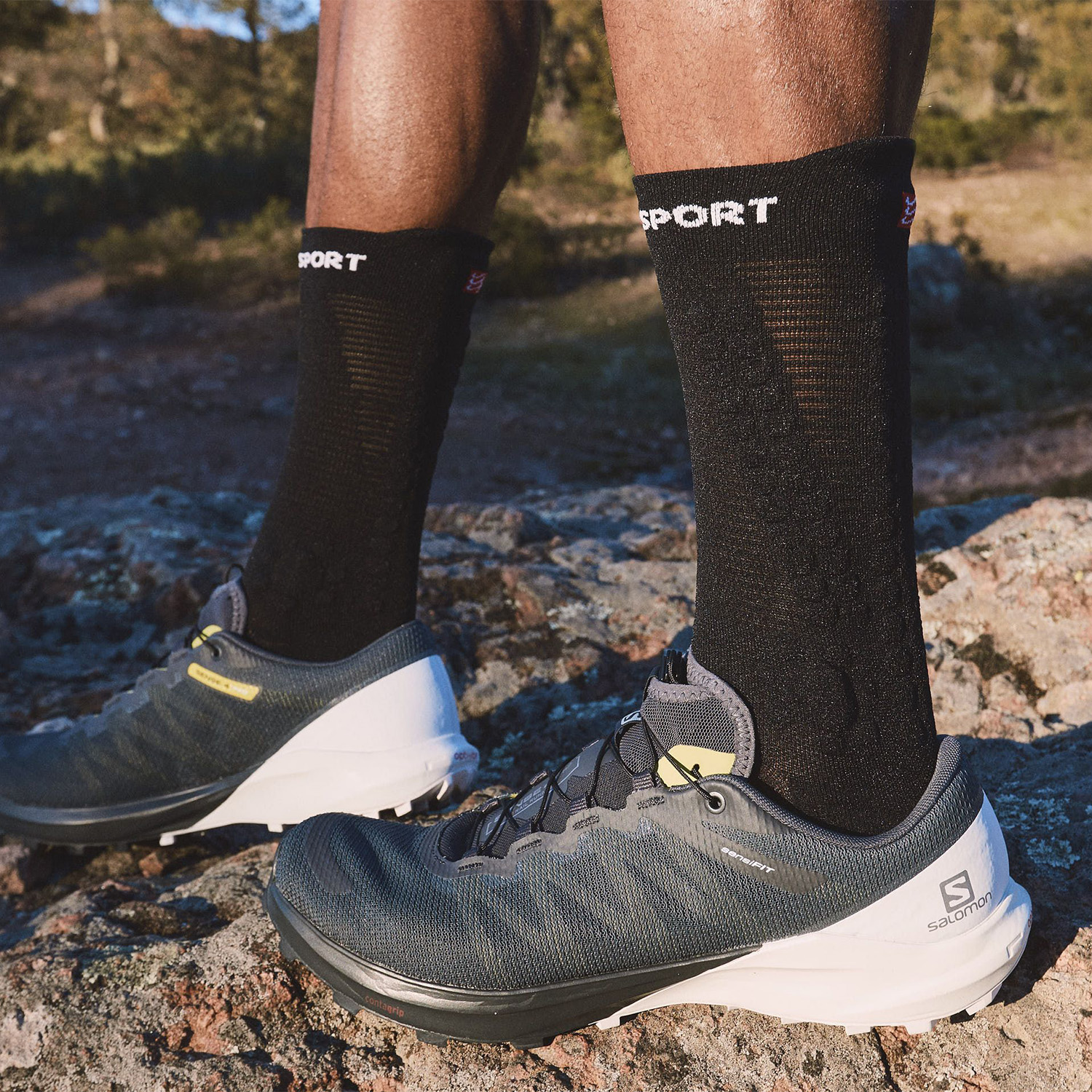 Compressport Pro Racing V4.0 Trail Socks - Black