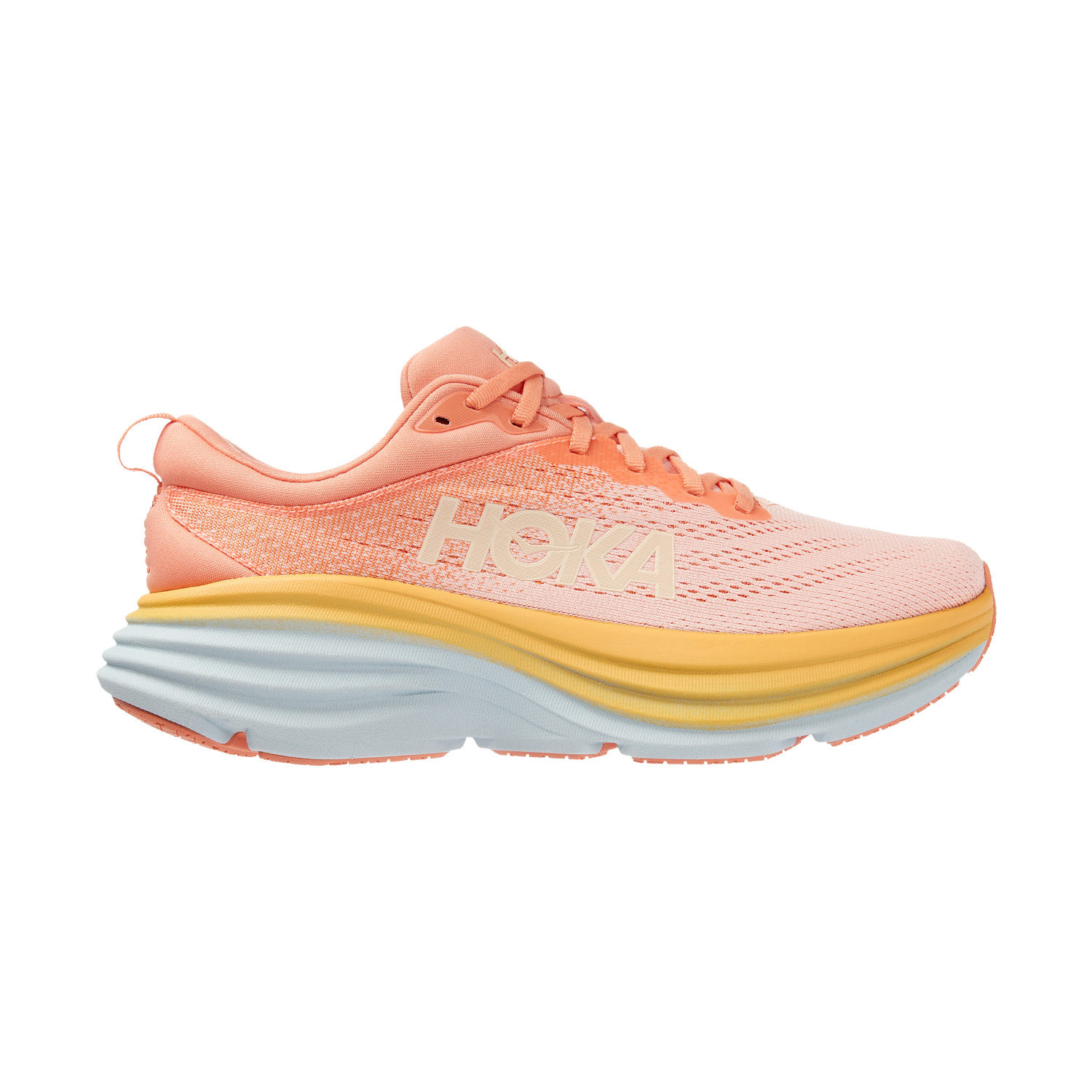 Hoka Bondi 8 Women's Running Shoes - Shell Coral