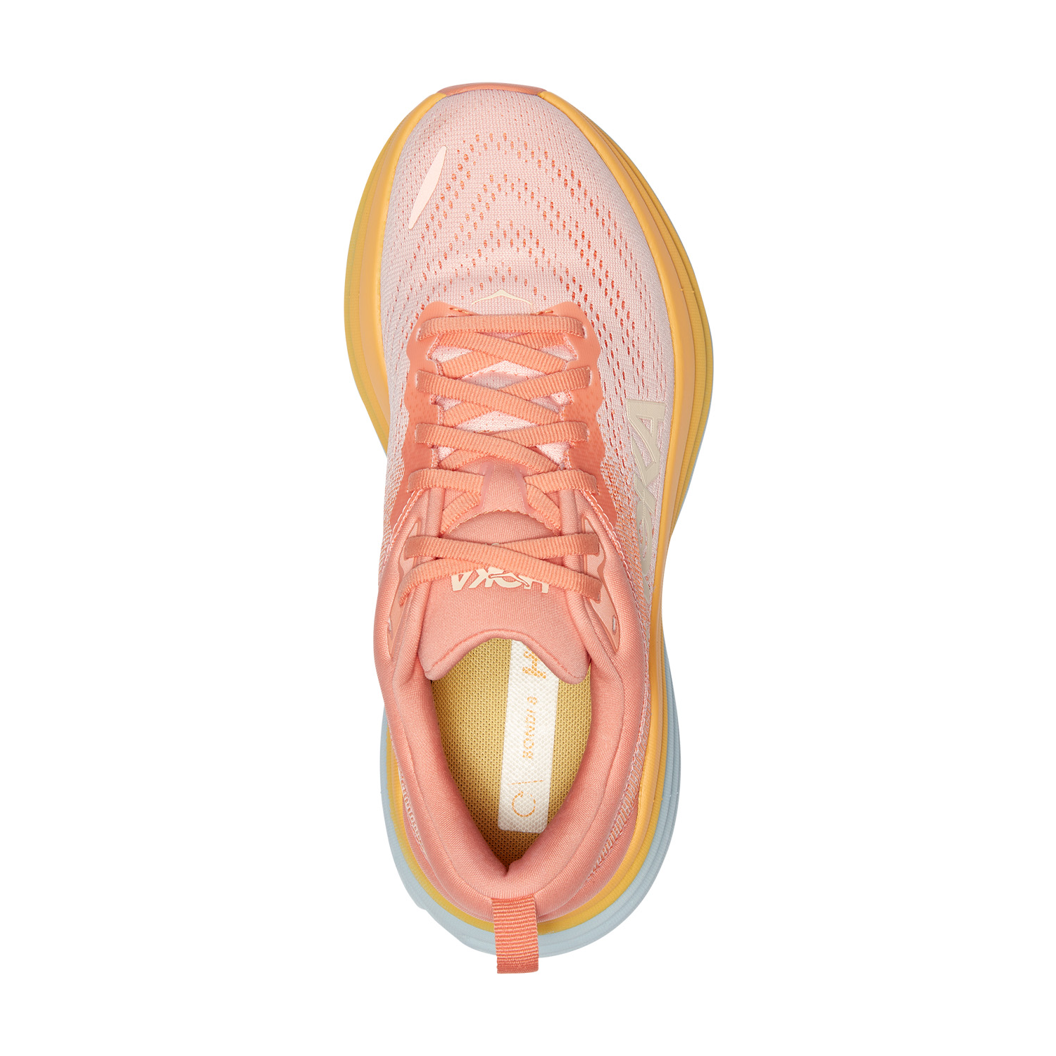 Hoka Bondi 8 - Shell Coral/Peach Parfait