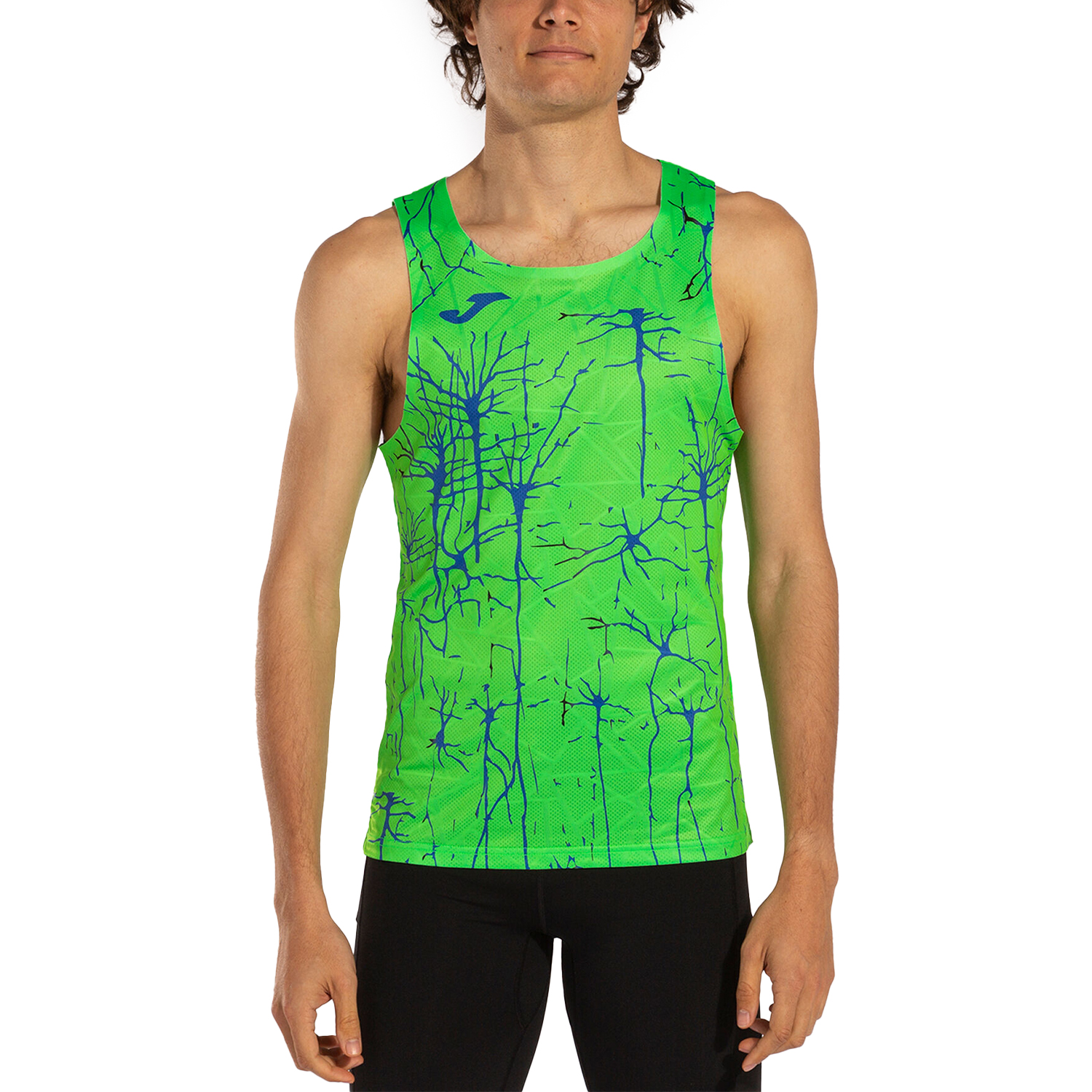 Joma Elite IX Top de Running Hombre - Fluor Green