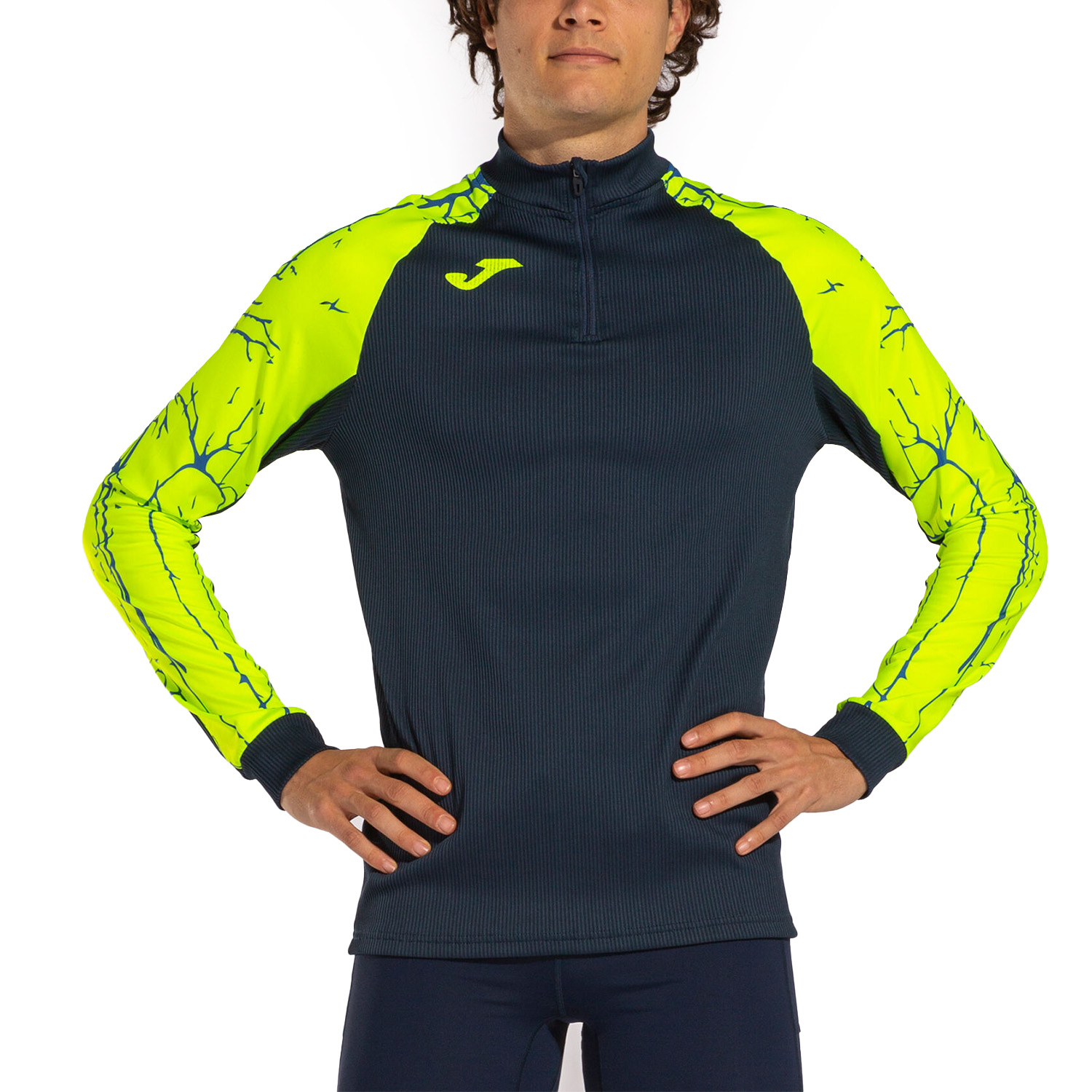 Joma Elite IX Maglia - Navy/Fluor Yellow