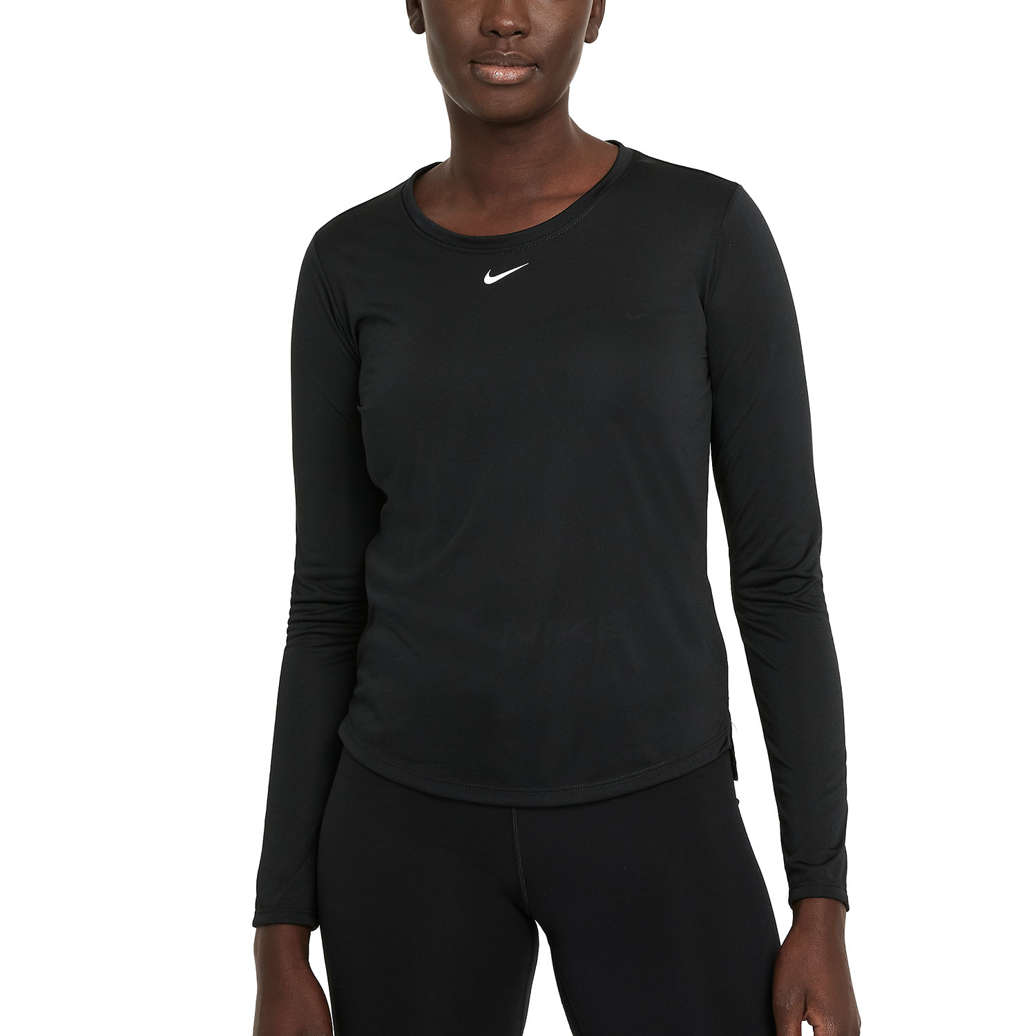 Nike Dri-FIT One Women's Training Shirt - Black/White