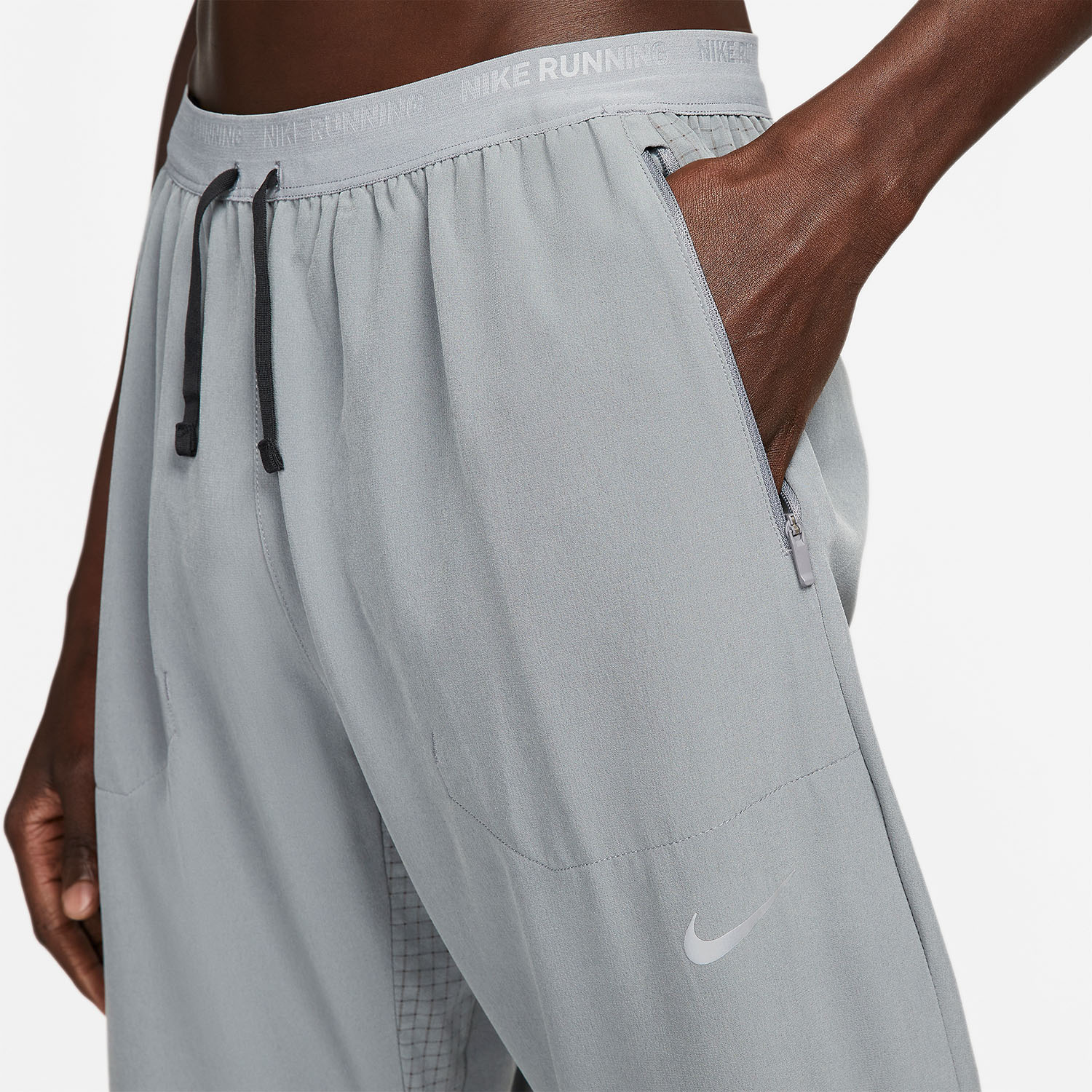 Nike Dri-FIT Phenom Elite Pantalones - Smoke Grey/Reflective Silver