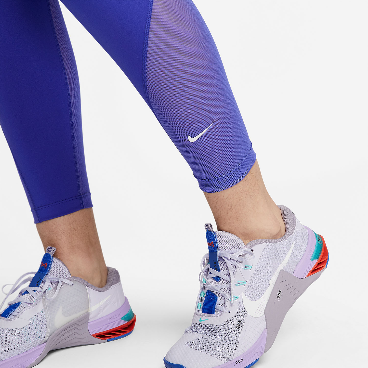 Nike One Mid Rise 7/8 Tights - Lapis/White