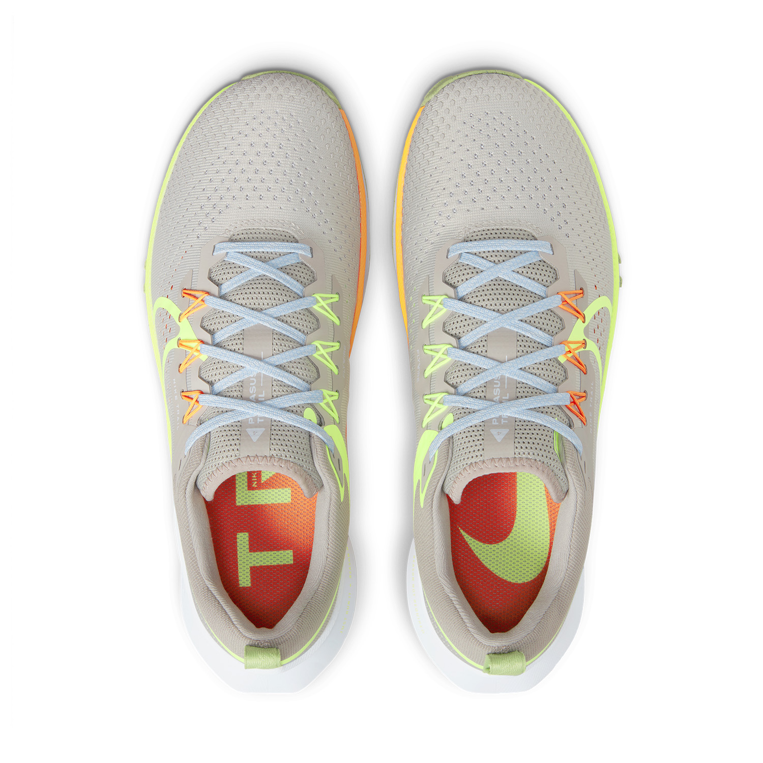 Nike React Pegasus Trail 4 - Light Iron Ore/Volt/Cobblestone