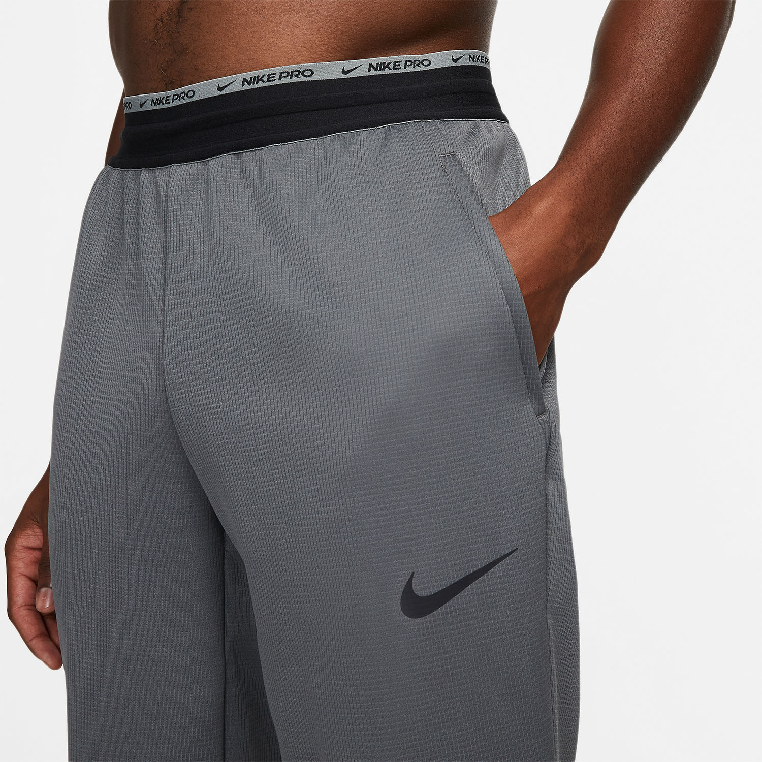 Nike Pro Therma-FIT Pantaloni - Iron Grey/Black