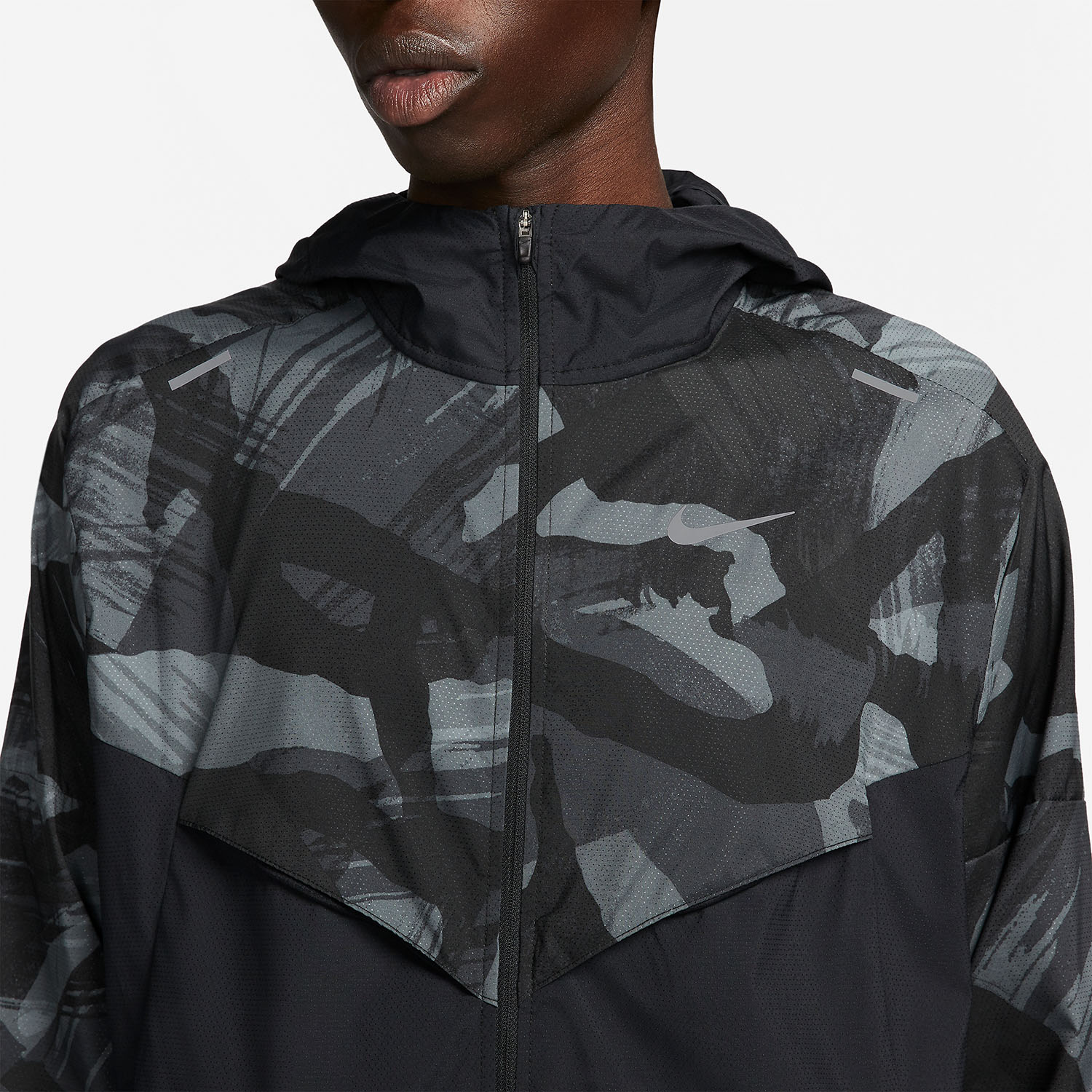 Nike Repel Windrunner Jacket - Black/Reflective Silver