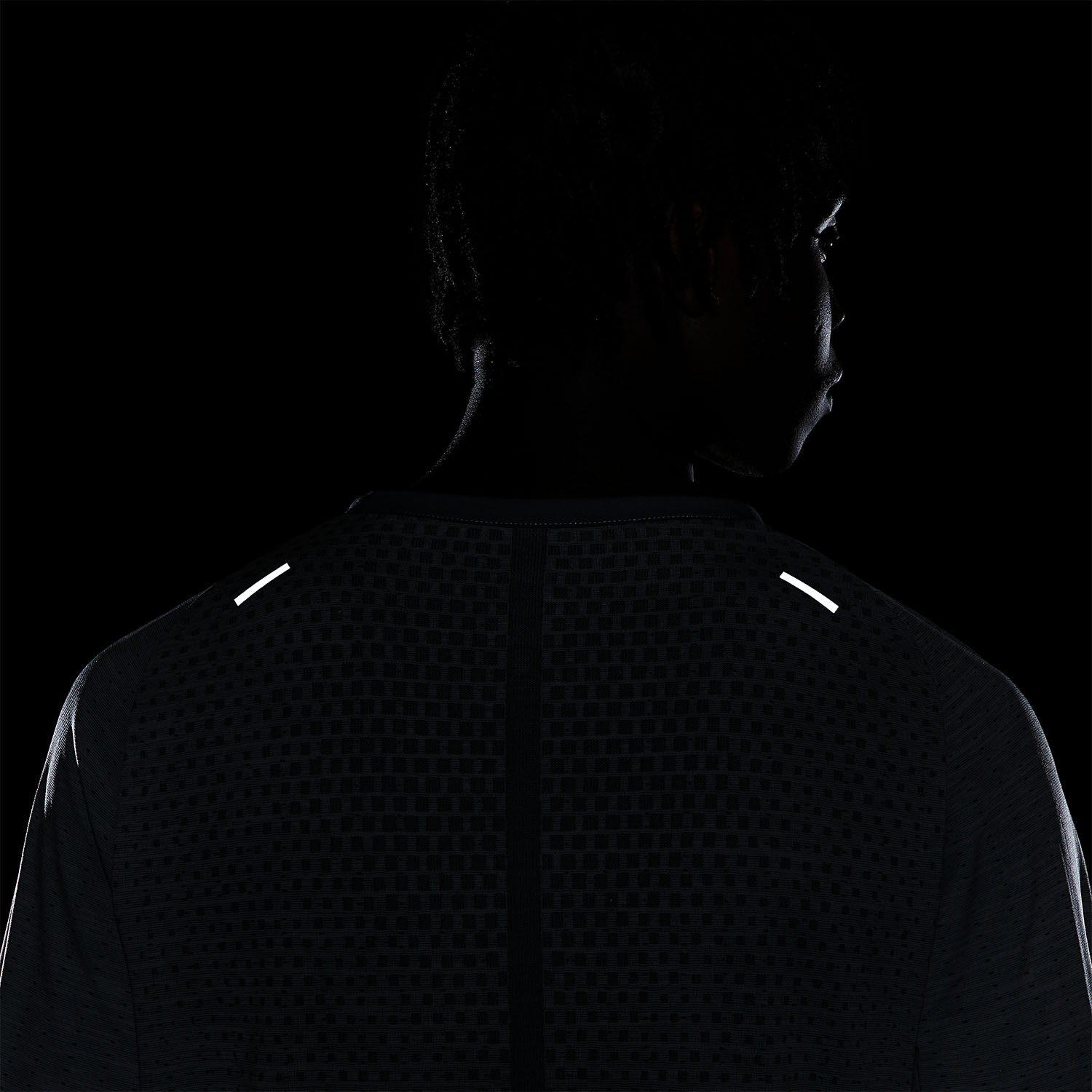 Nike TechKnit Ultra Logo Men's Running Shirt - Smoke Grey