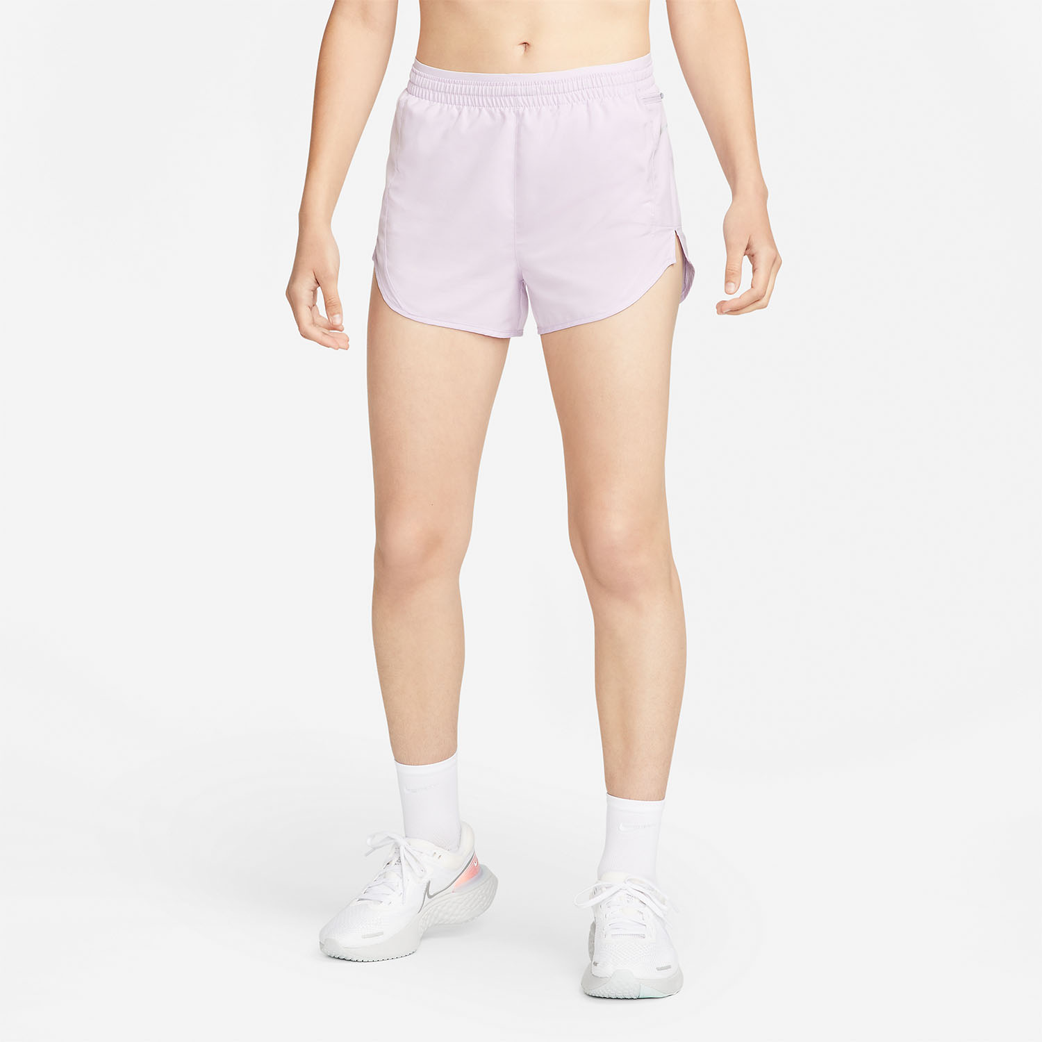 Nike Tempo Luxe 3in Shorts - Doll/Reflective Silver