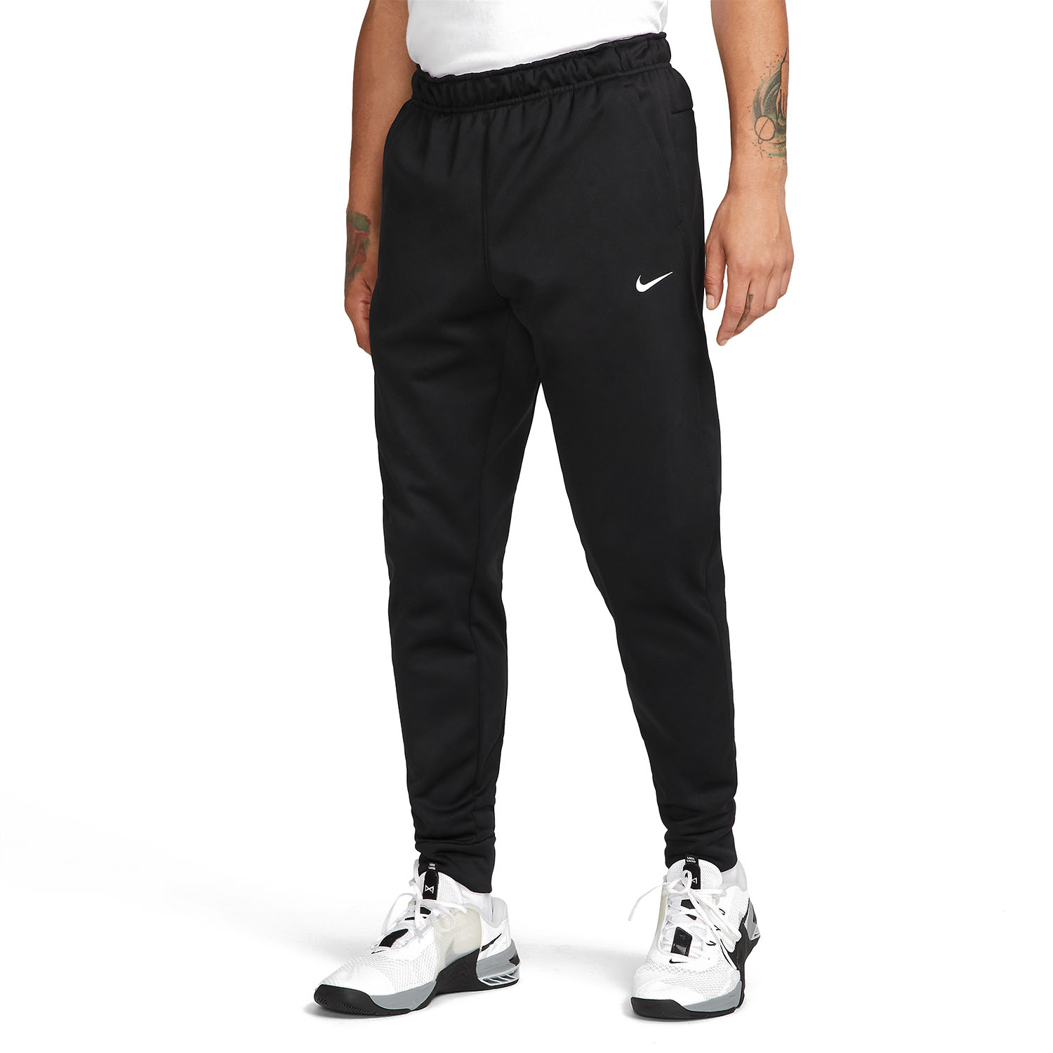 Nike Therma-FIT Logo Men's Training Pants - Black/White