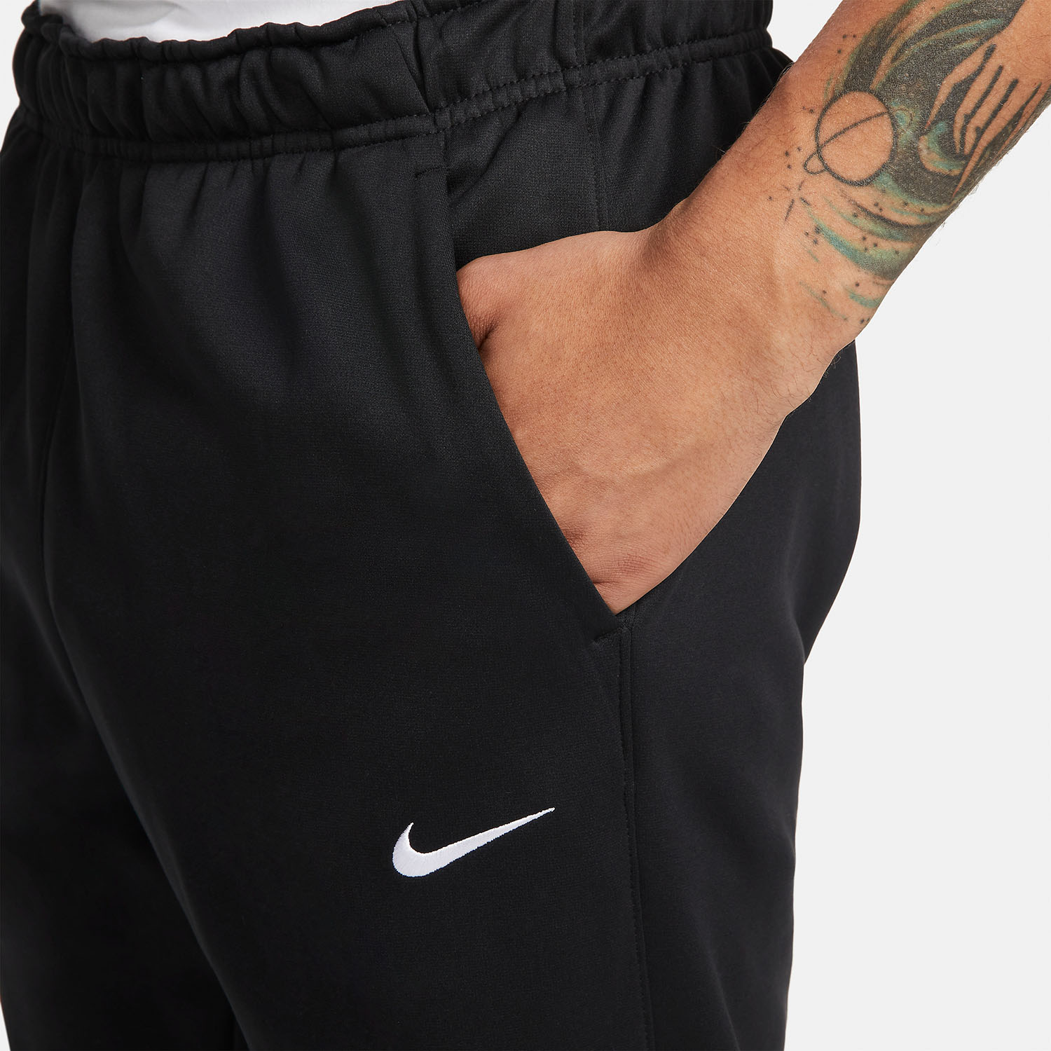 Nike Therma-FIT Logo Men's Training Pants - Black/White