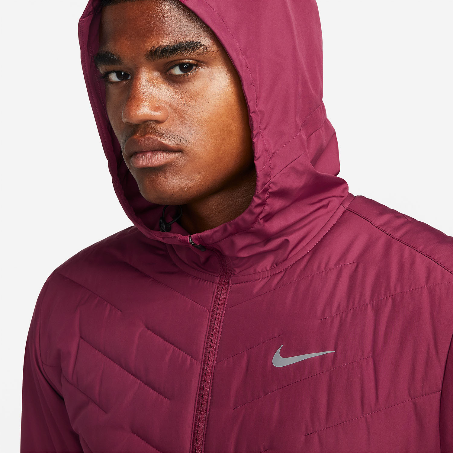 Nike ThermaFIT Repel Men's Running Jacket Dark Beetroot