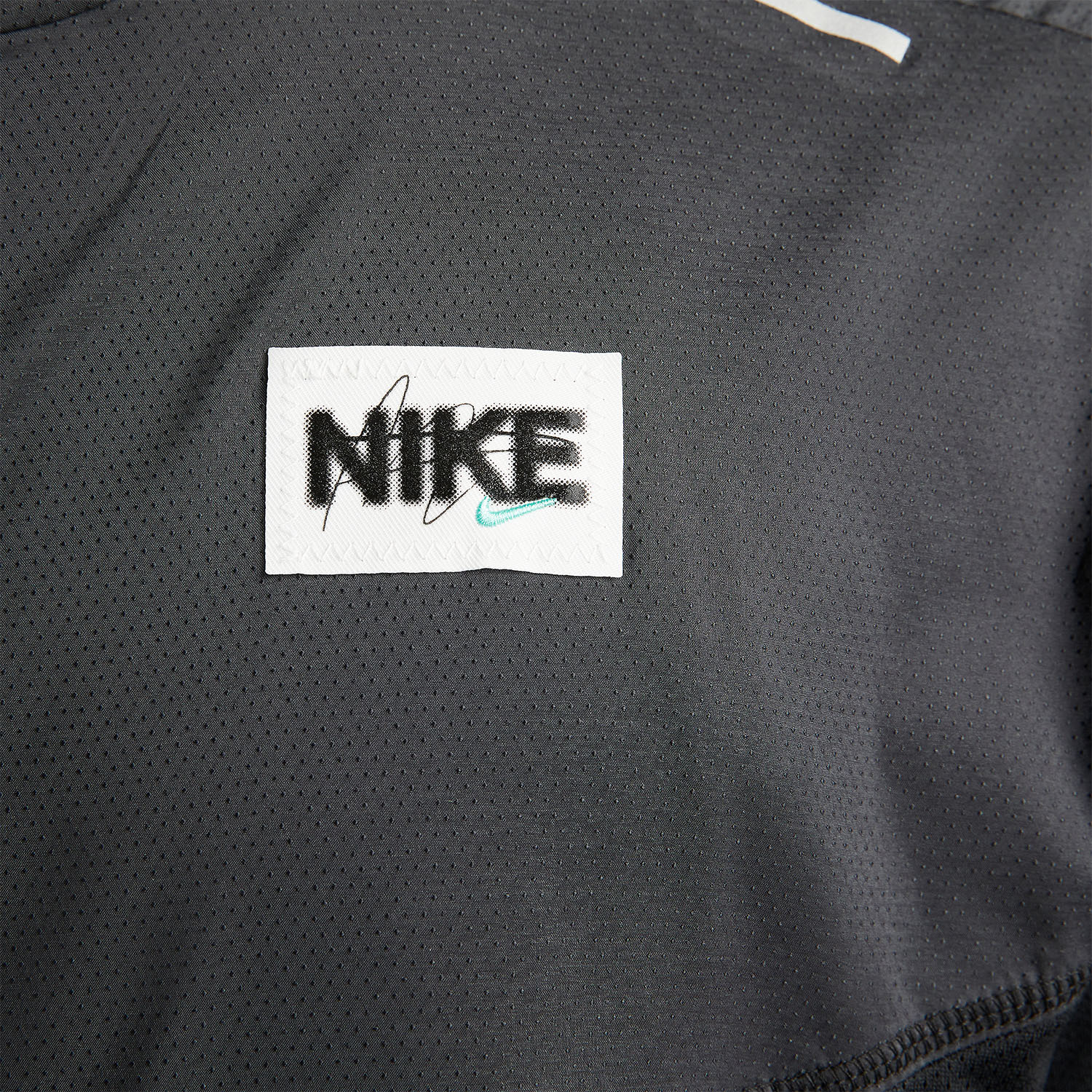 Nike Windrunner Logo Jacket - Black/Iron Grey/Light Menta