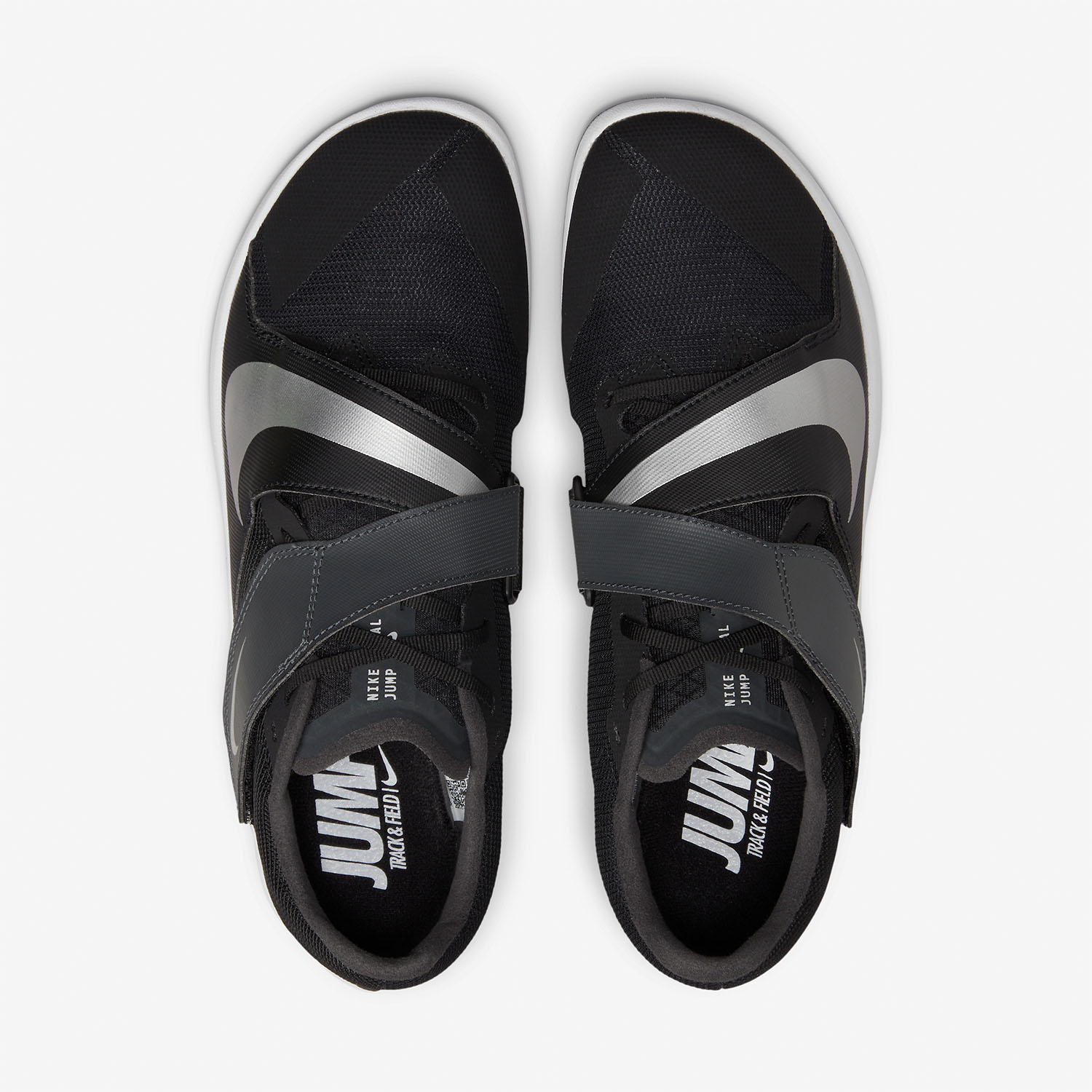 Nike Zoom Rival Jump Men's Athletic Shoes - Black/Metallic Silver