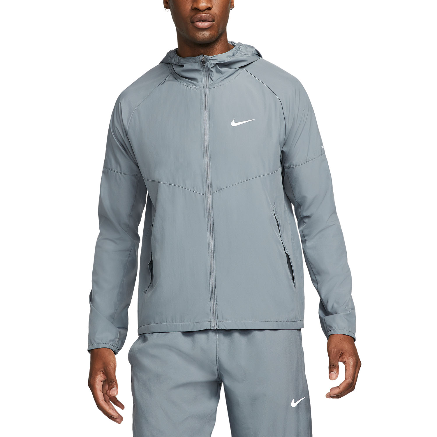 Nike Repel Miler Chaqueta - Smoke Grey/Reflective Silver