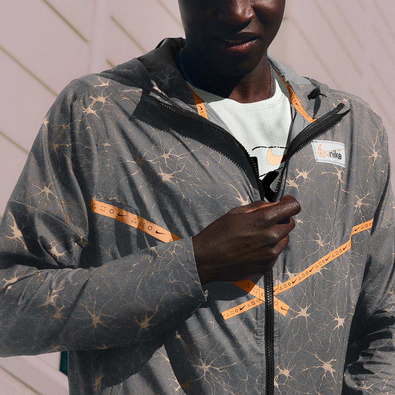 Nike Repel UV D.Y.E. Jacket - Iron Grey/Peach Cream