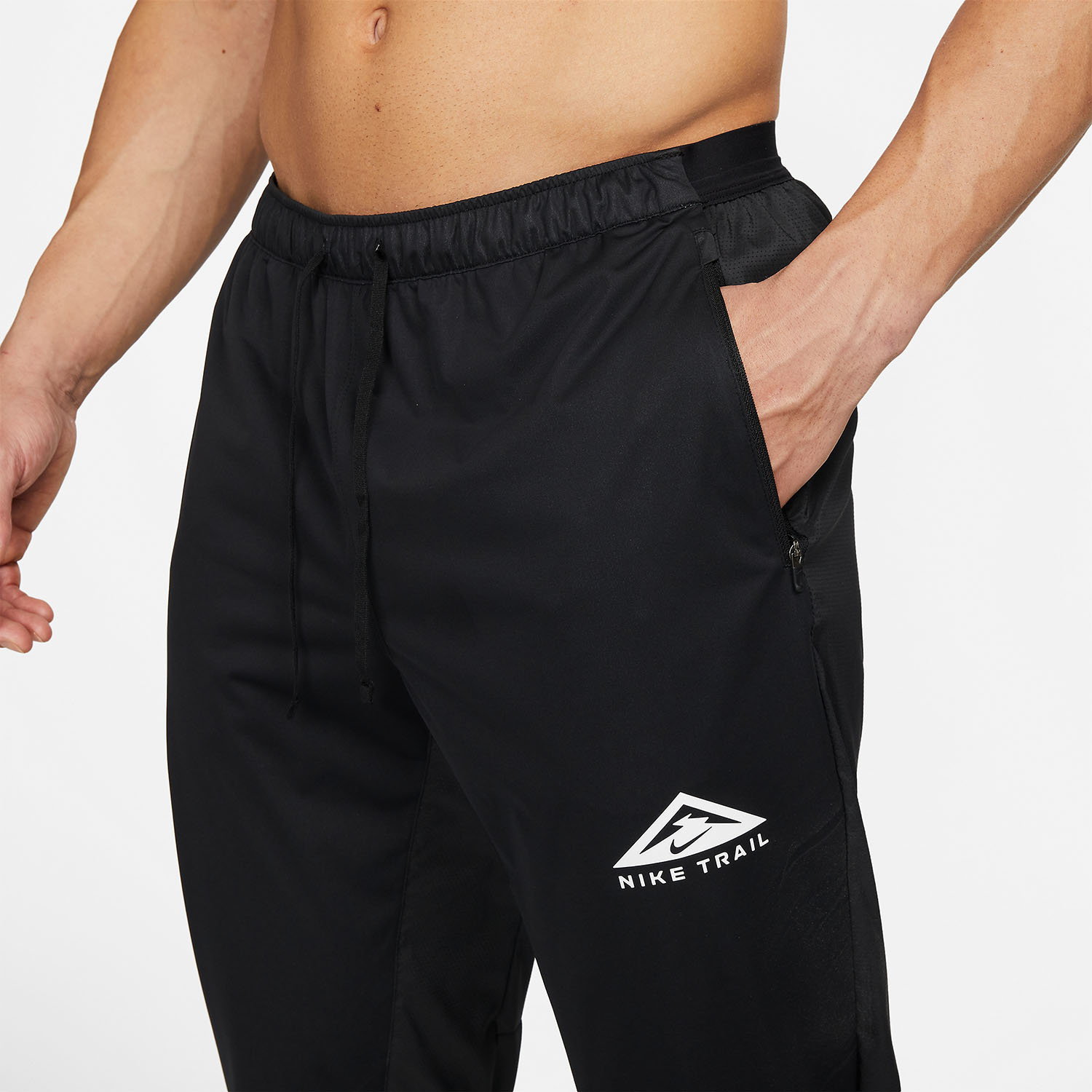 Nike Dri-FIT Phenom Elite Pants - Black/Dark Smoke Grey/White