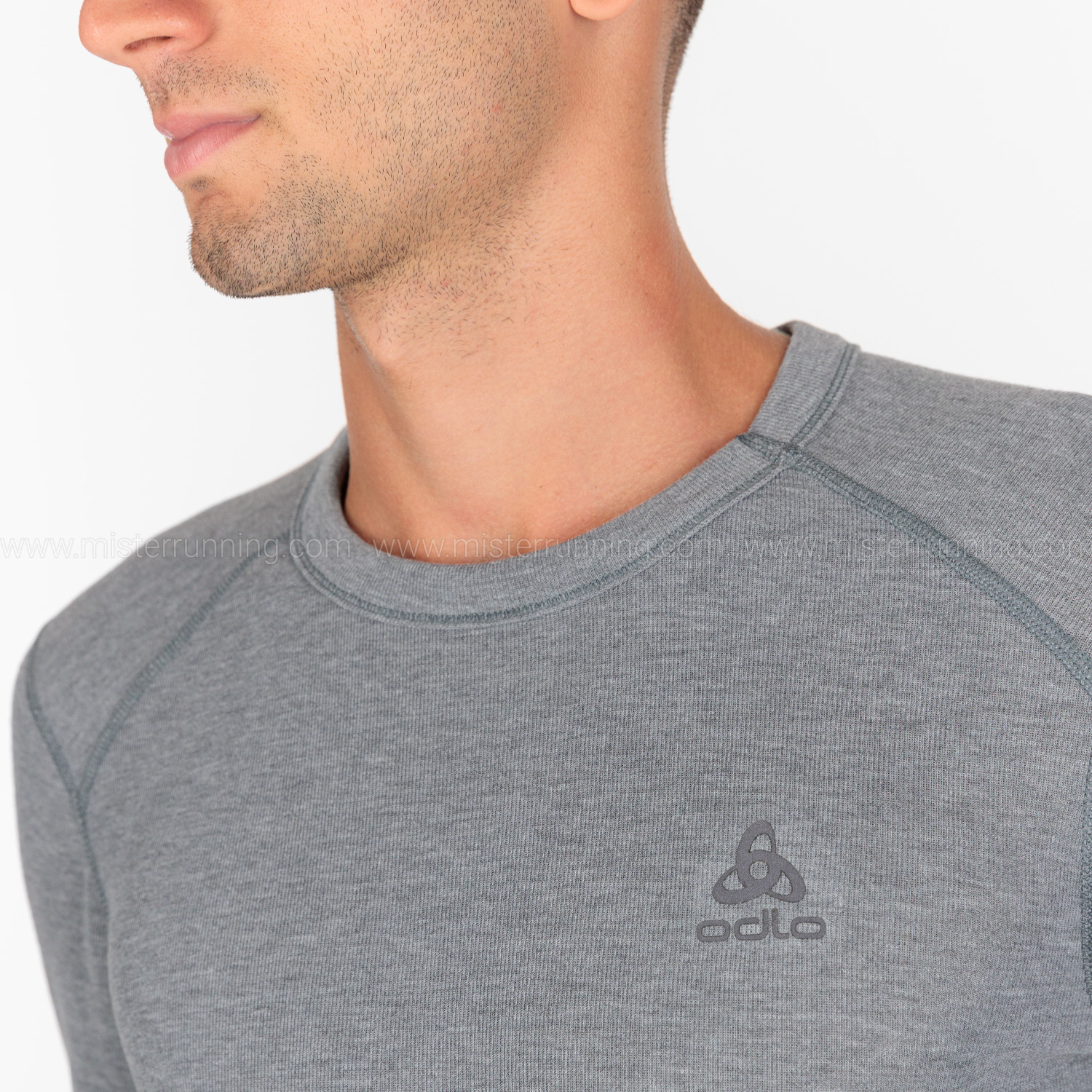 Odlo Active Warm Eco Maglia Intima - Steel/Grey Melange