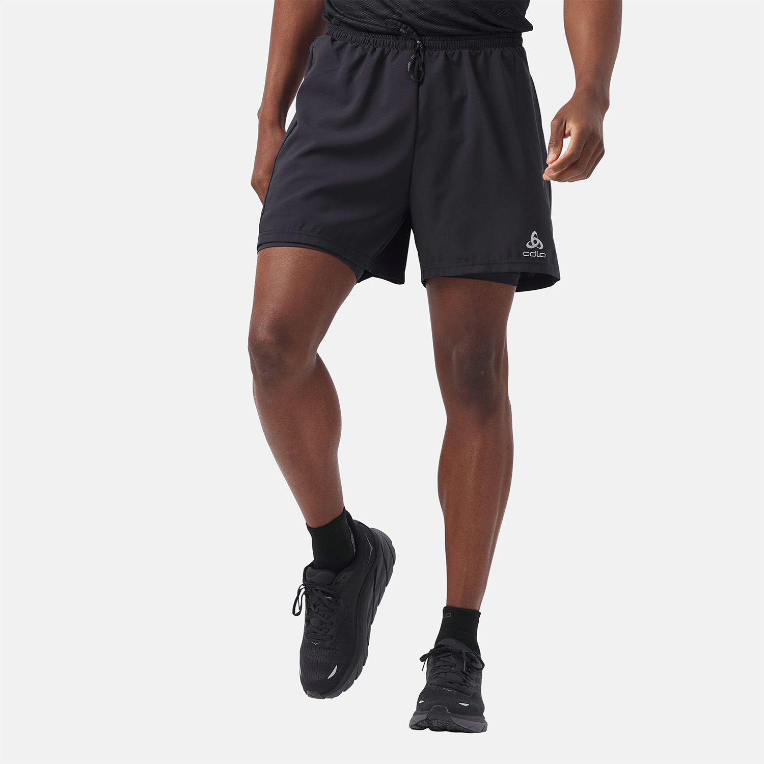 Odlo Essential 2 in 1 5in Shorts - Black