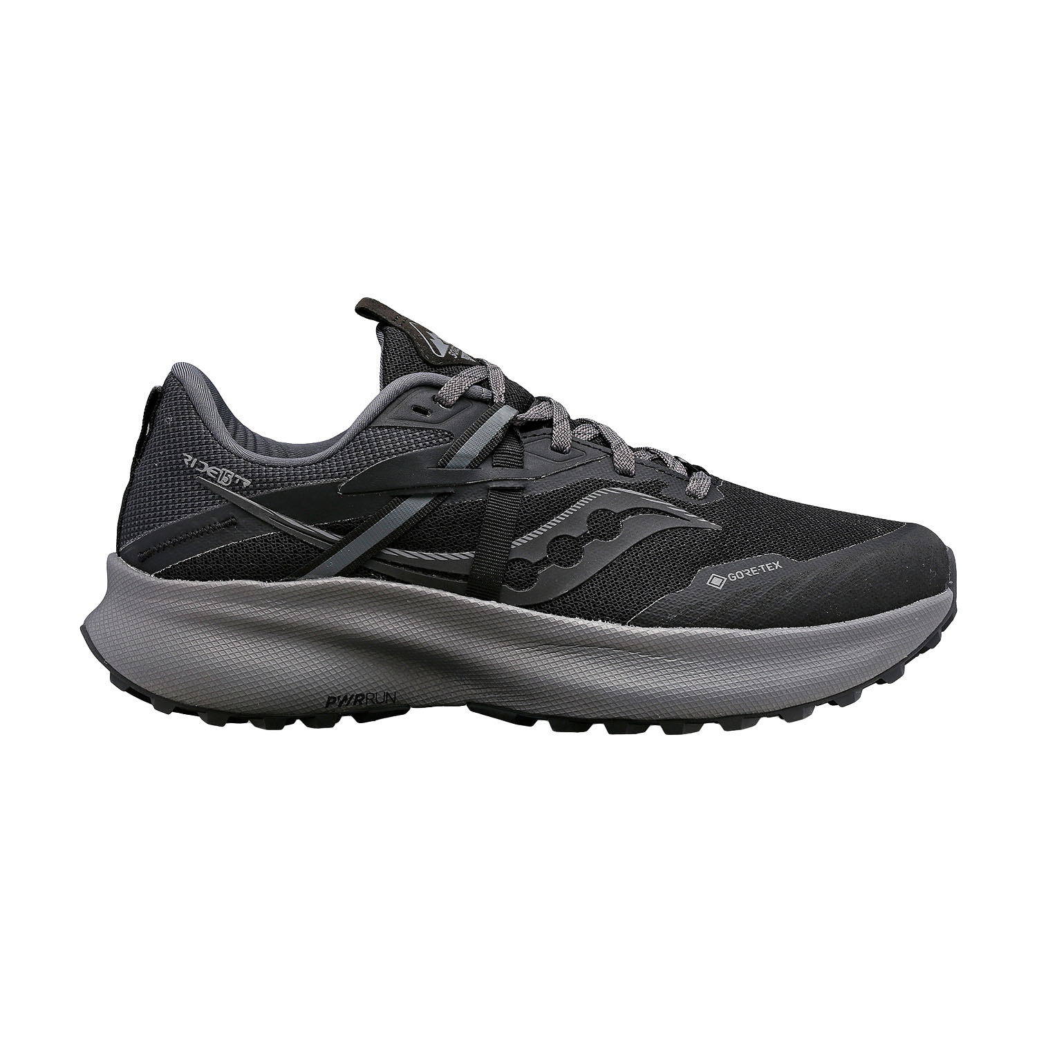 Saucony Ride 15 TR GTX - Black/Charcoal