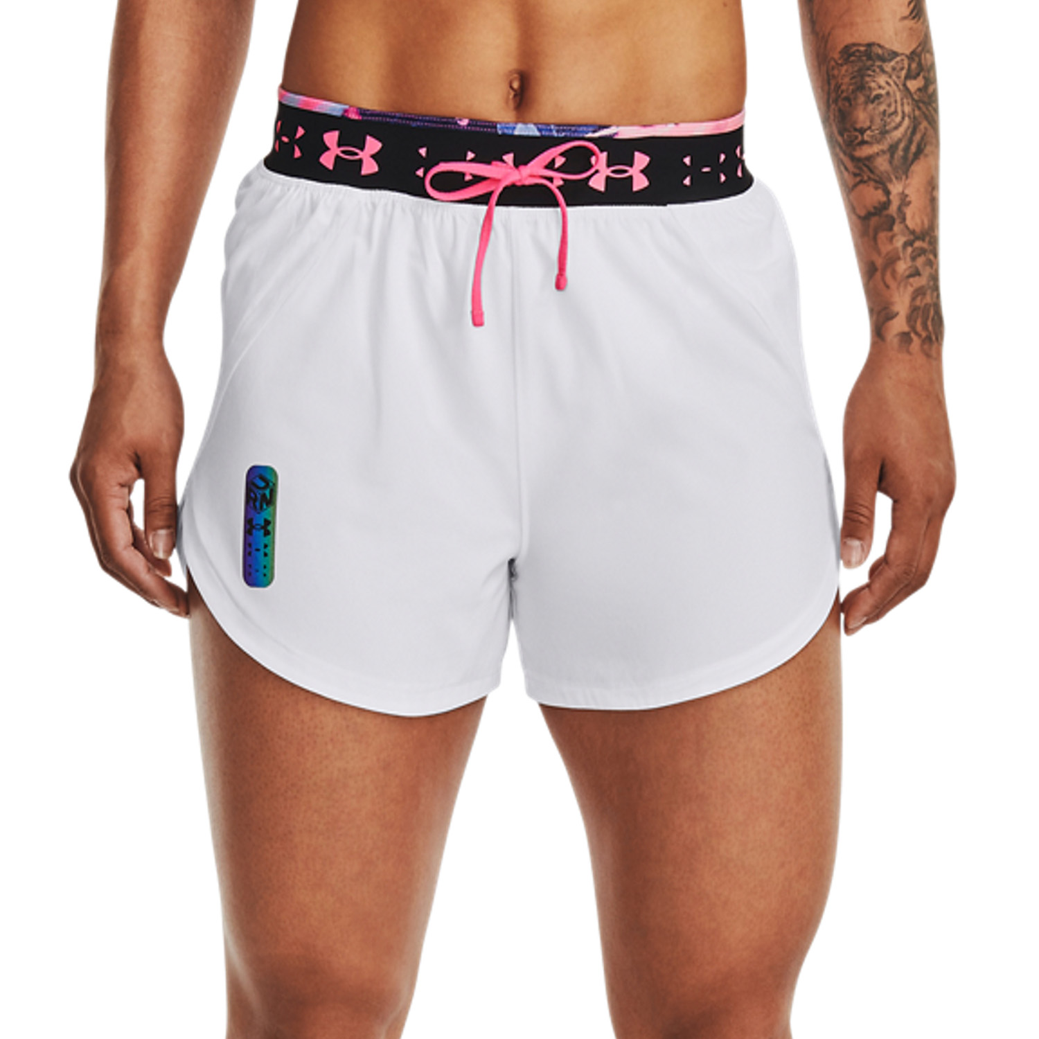 Under Armour Anywhere 3in Shorts - White/Reflective