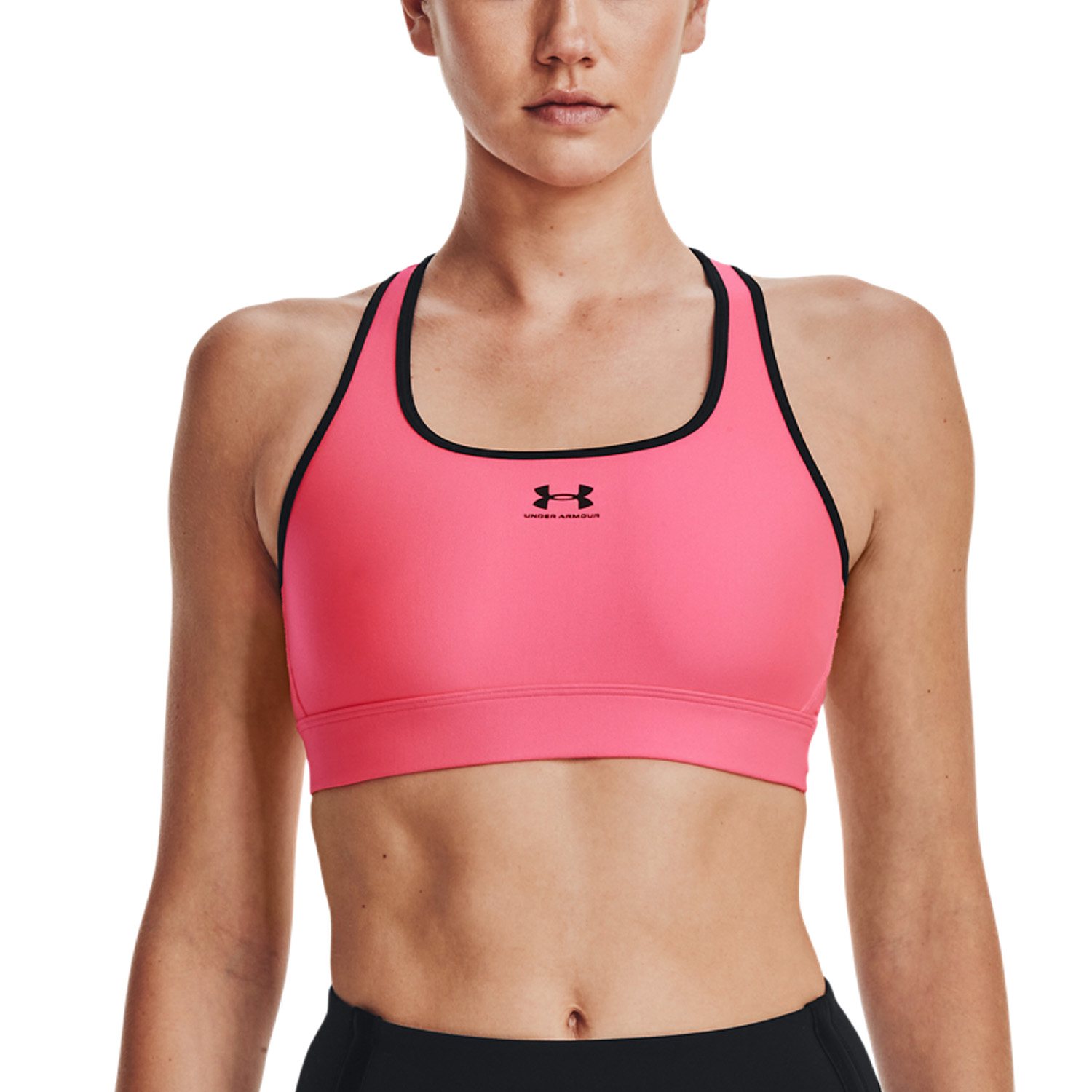 Under Armour CROSSBACK - Medium support sports bra - orange blast/mellow  orange/orange 