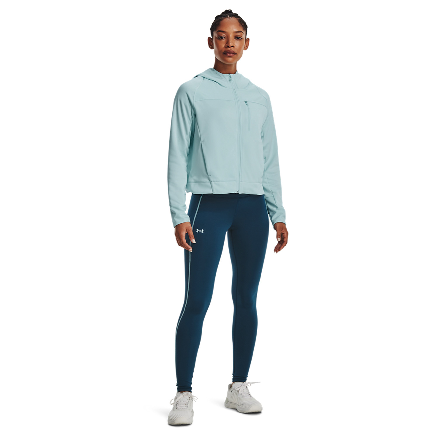 Under Armour Cold Tights - Petrol Blue/Fuse Teal