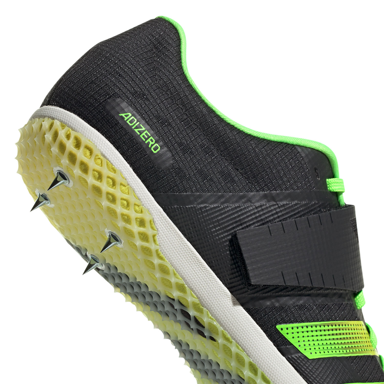 adidas Adizero High Jump Athletic Shoes Core Black/Beam Yellow