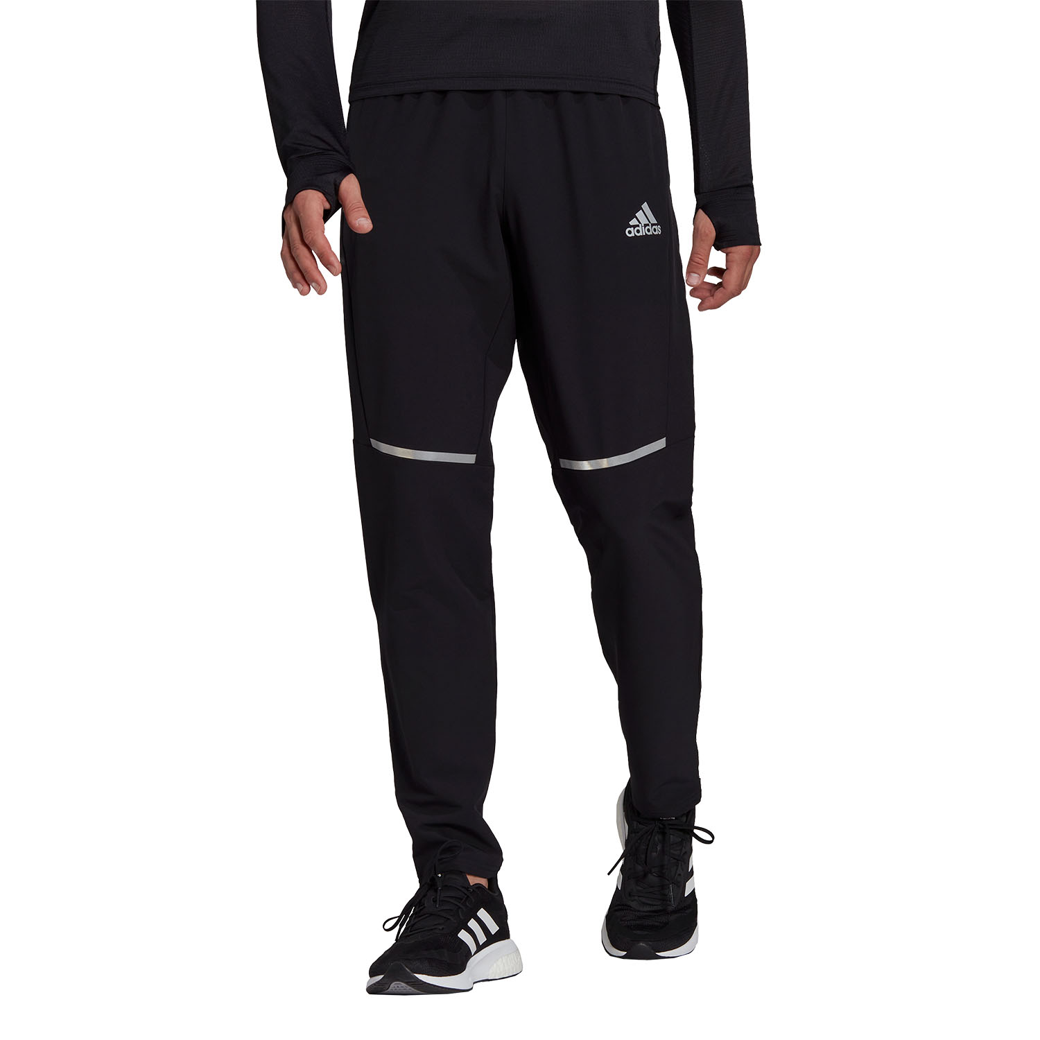 adidas OTR Shell Pantalones de Running Hombre - Black