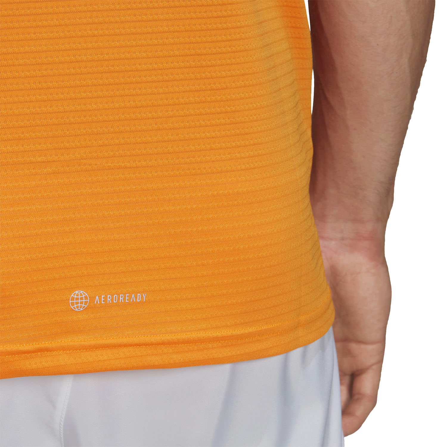 adidas Own The Run T-Shirt - Orange Rush/Reflective Silver