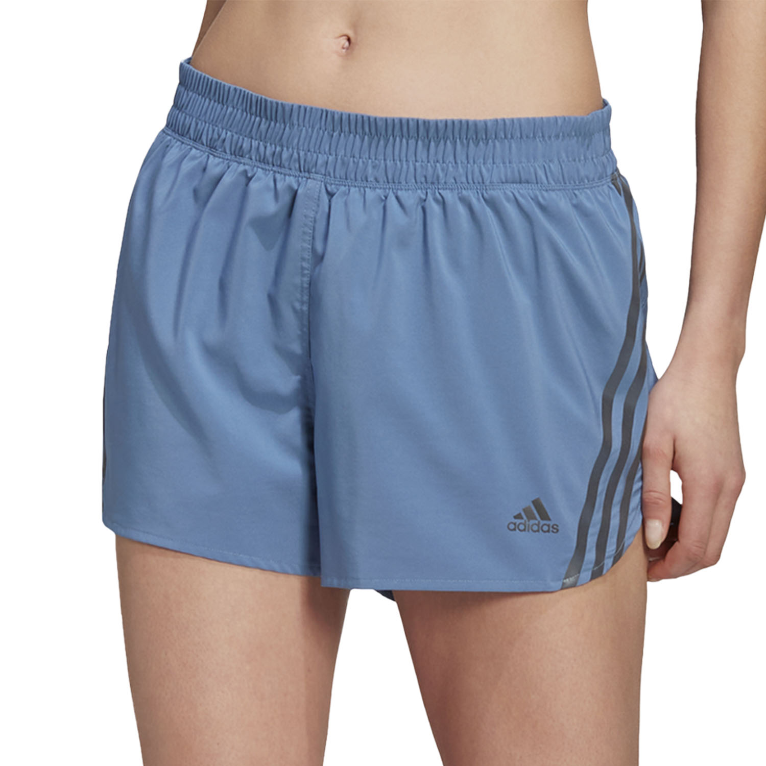adidas Rise Stripes 3in Shorts - Altered Blue