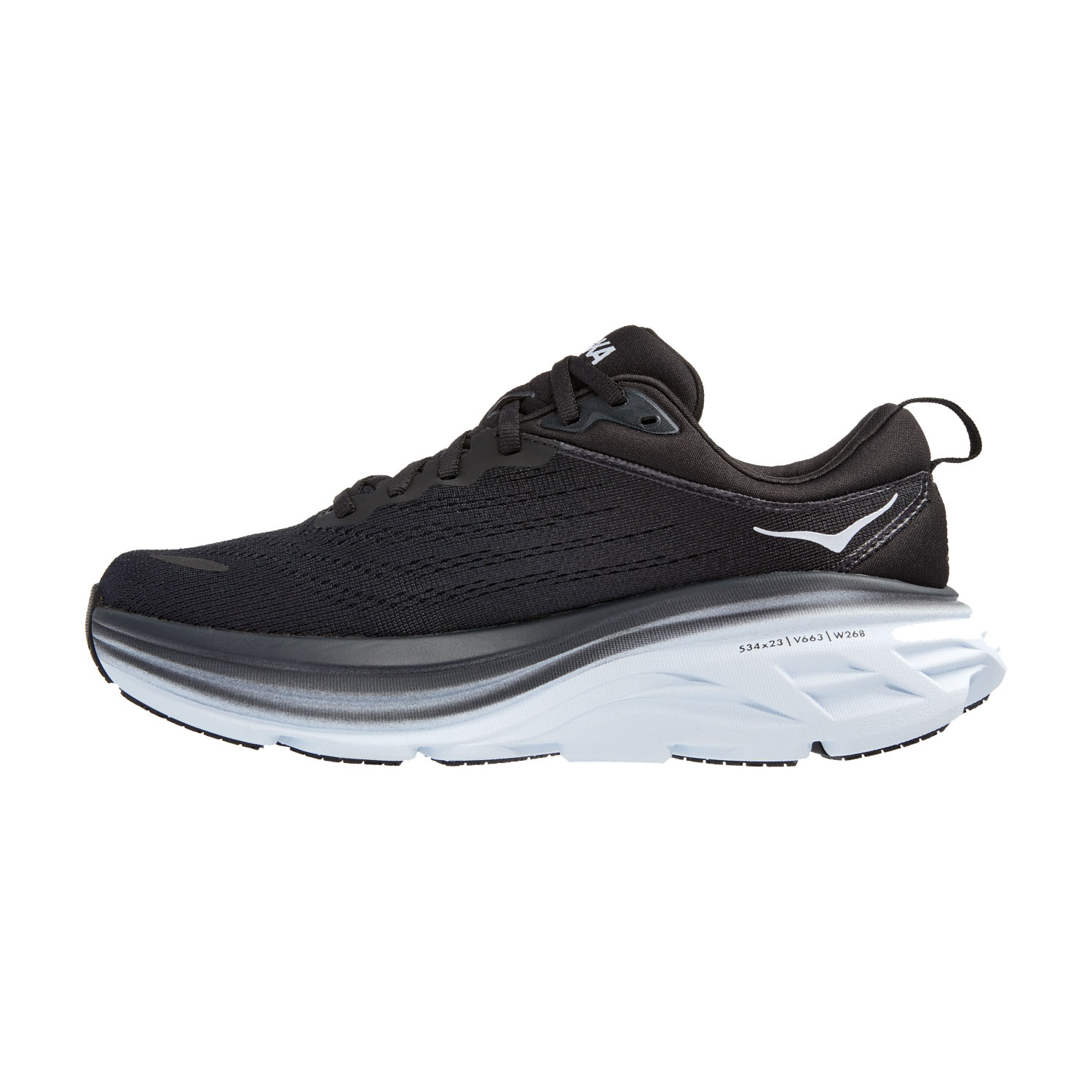 Hoka Bondi 8 - Black/White