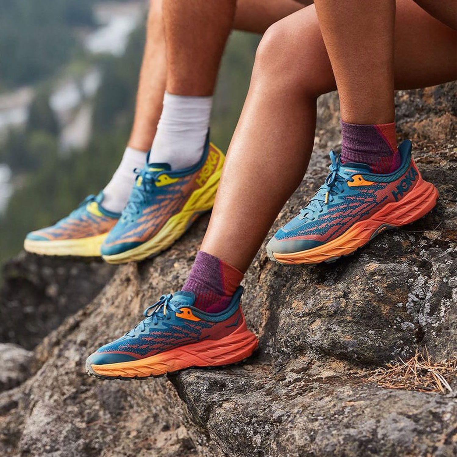 Hoka Speedgoat 5 - Blue Coral/Camellia