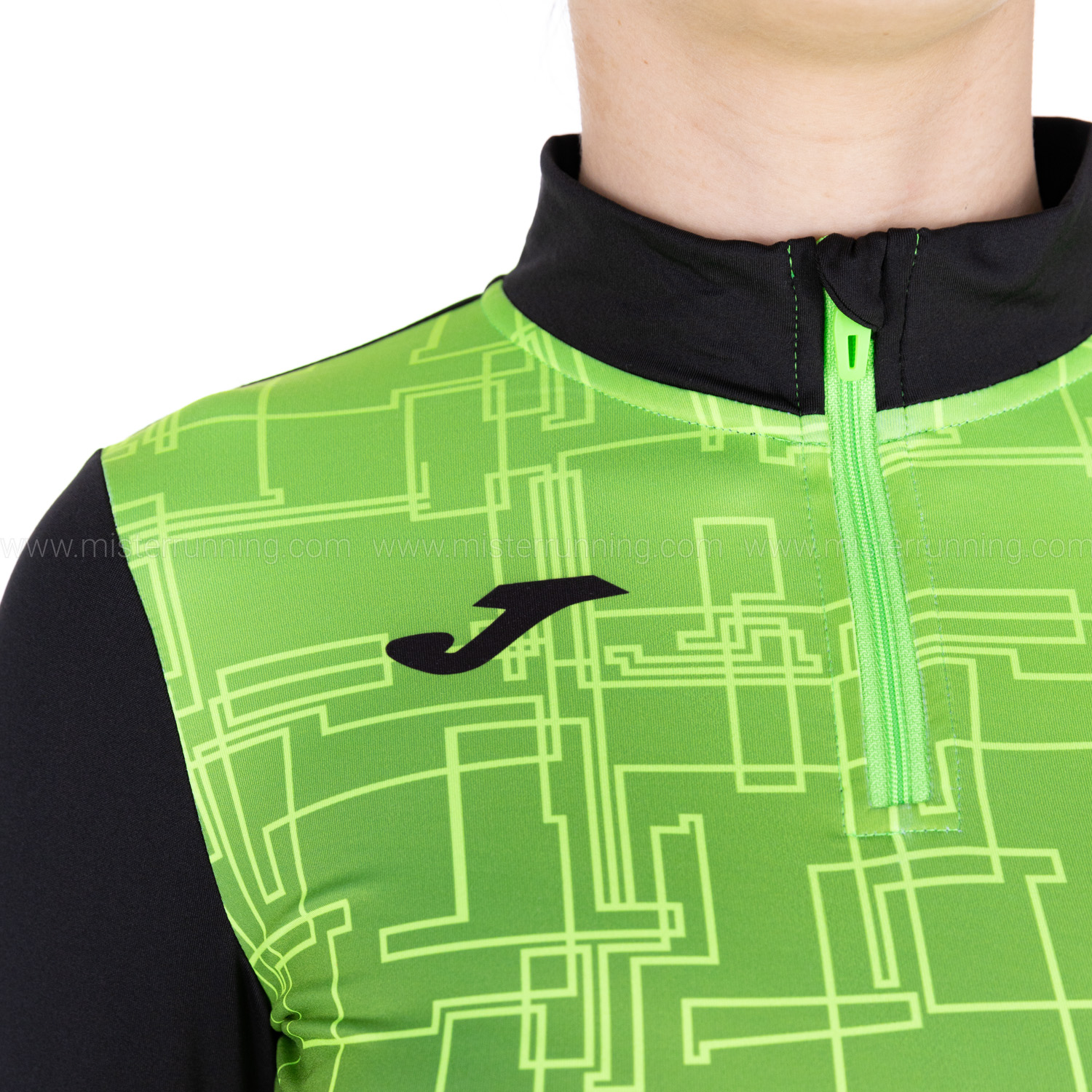 Joma Elite VIII Shirt - Black/Fluor Green