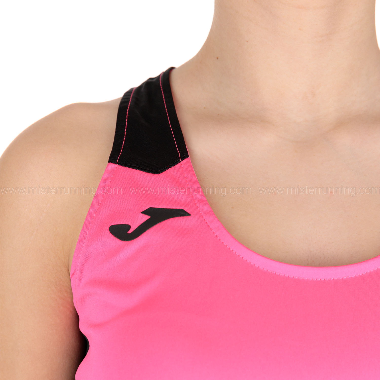 Joma Record II Top - Fluor Pink/Black