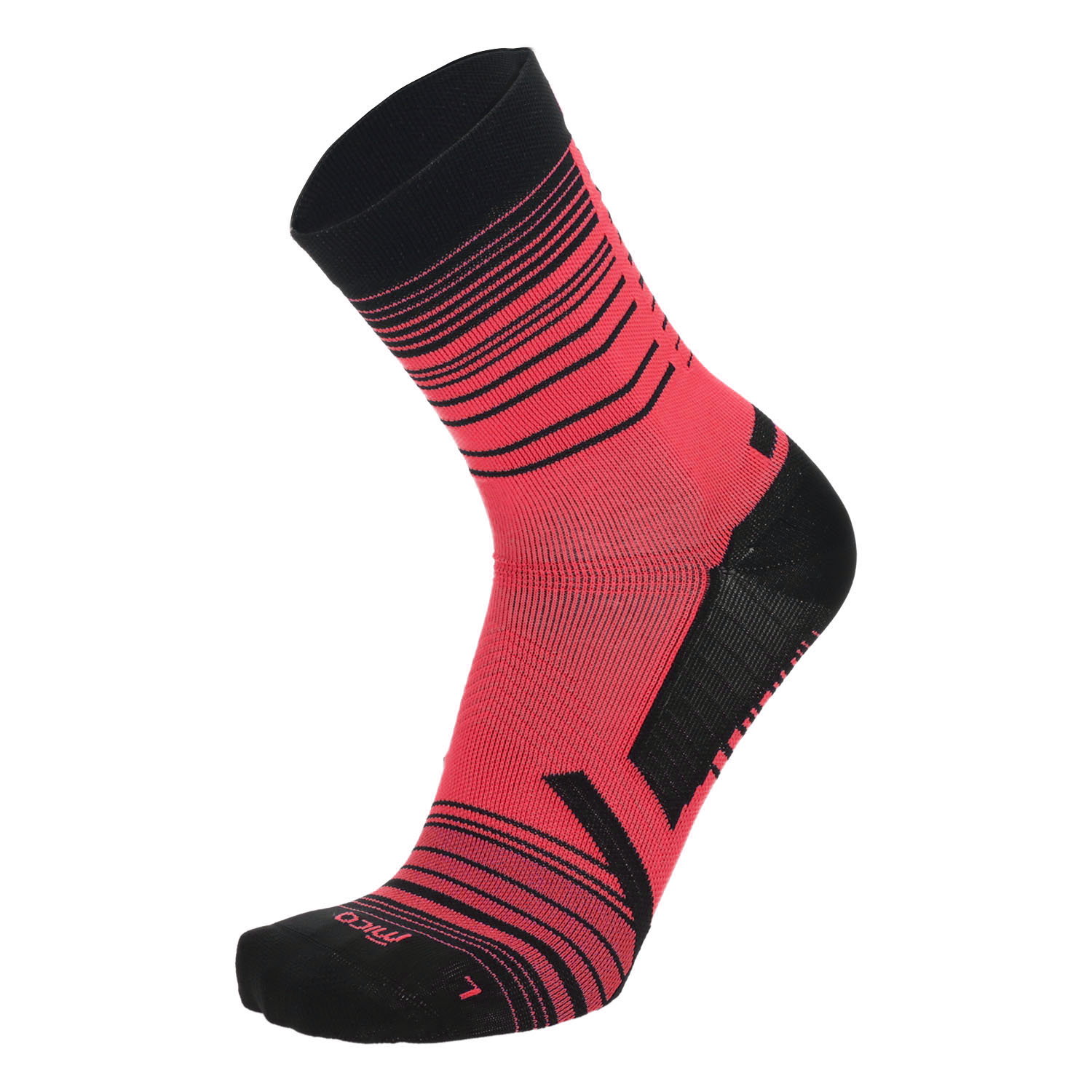 Mico M1 Light Weight Socks - Hot Fluo